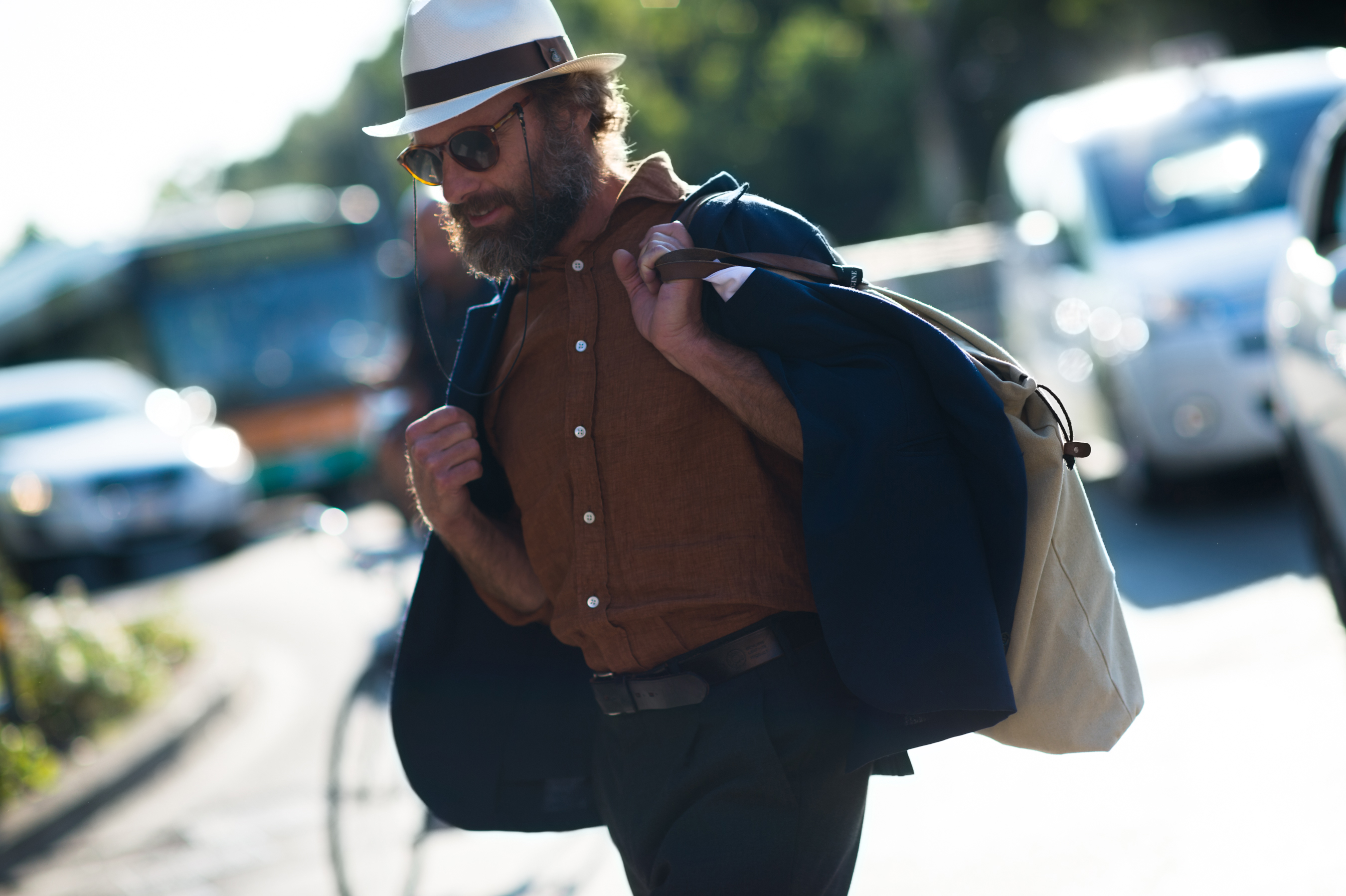 Man at Pitti Immagine Uomo 86