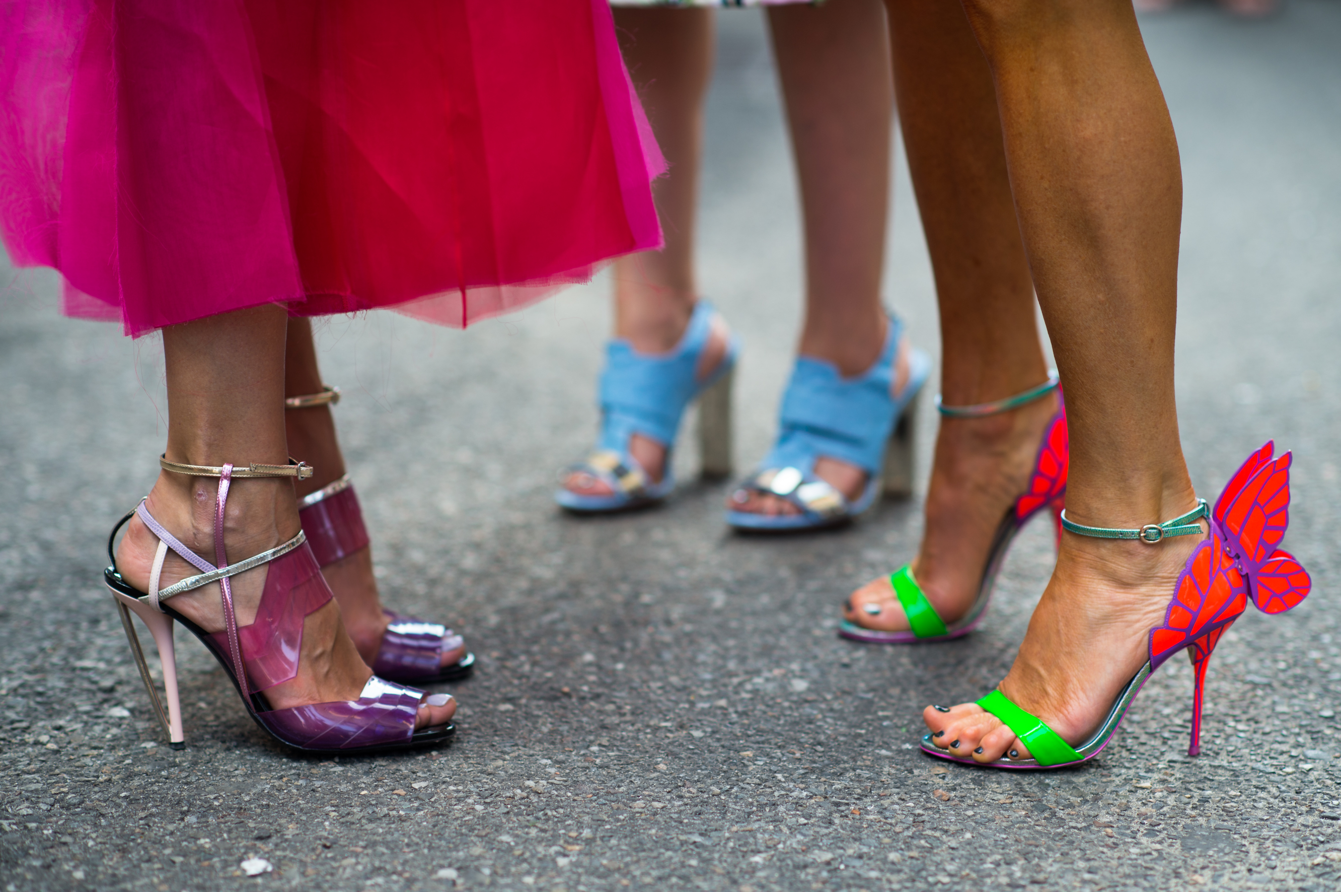 Anna Dello Russo and Candela Novembre wearing cool shoes