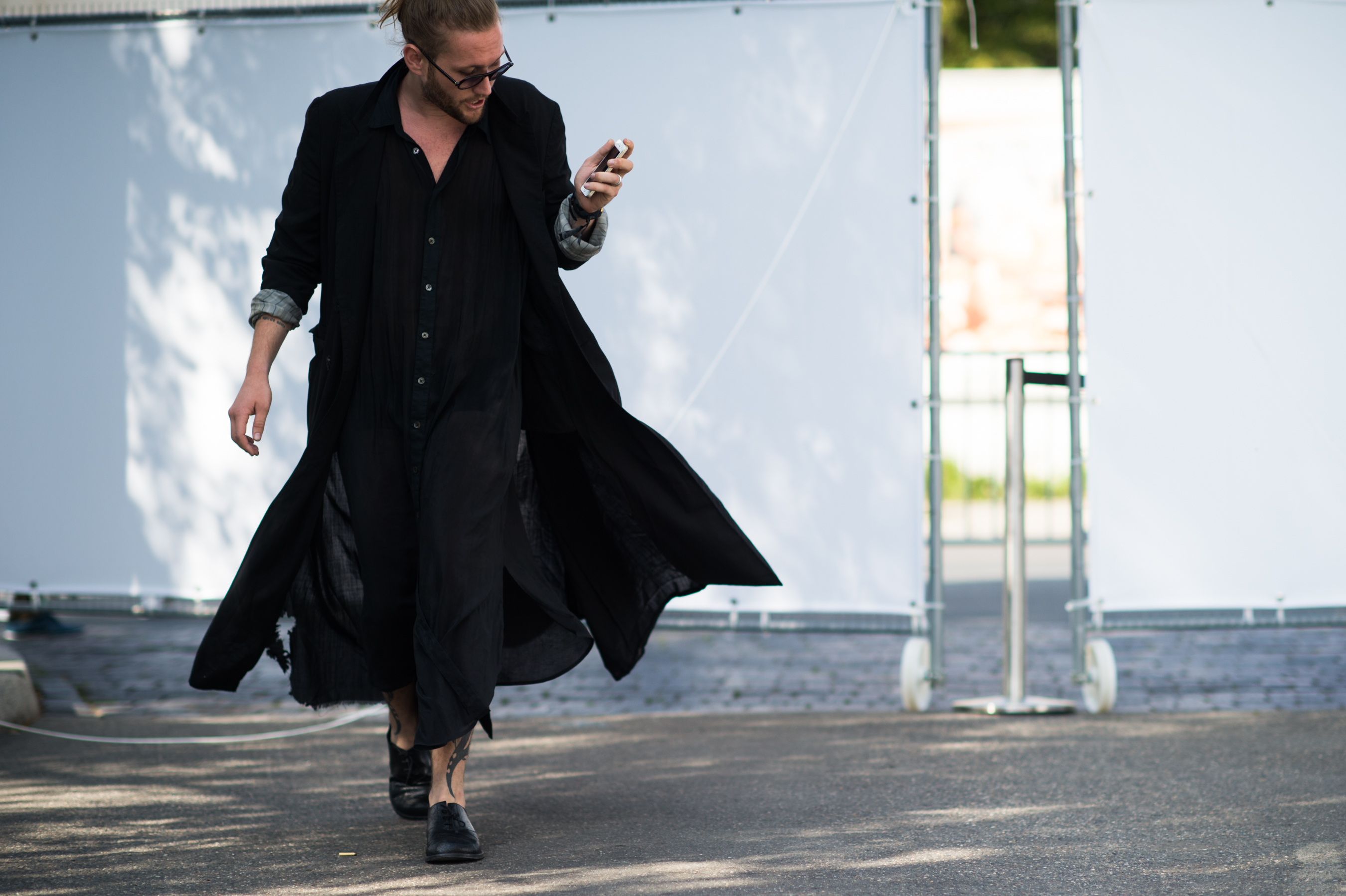 Fashion Glue founder wearing all black