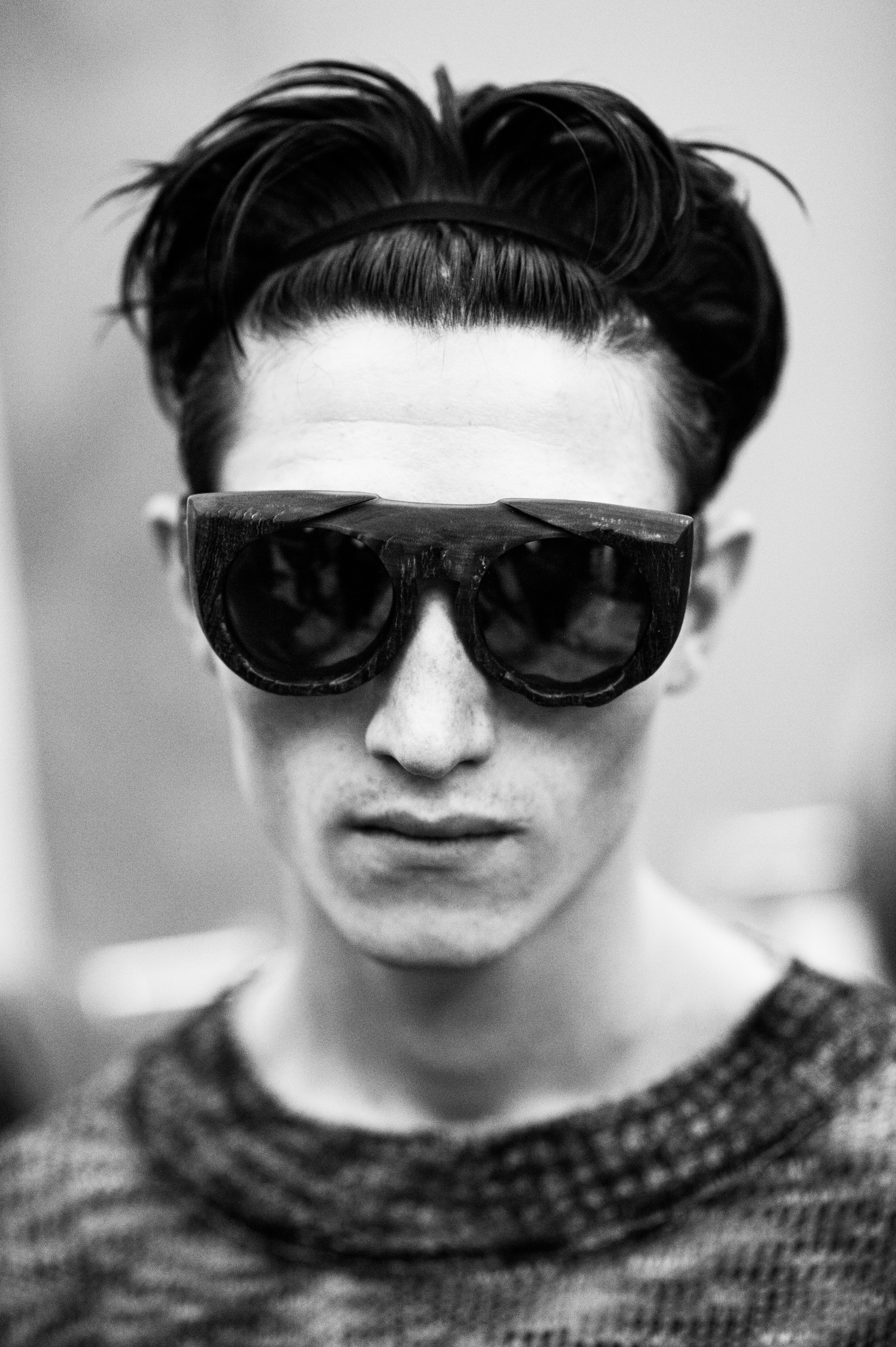 Male model Jester White portrait
