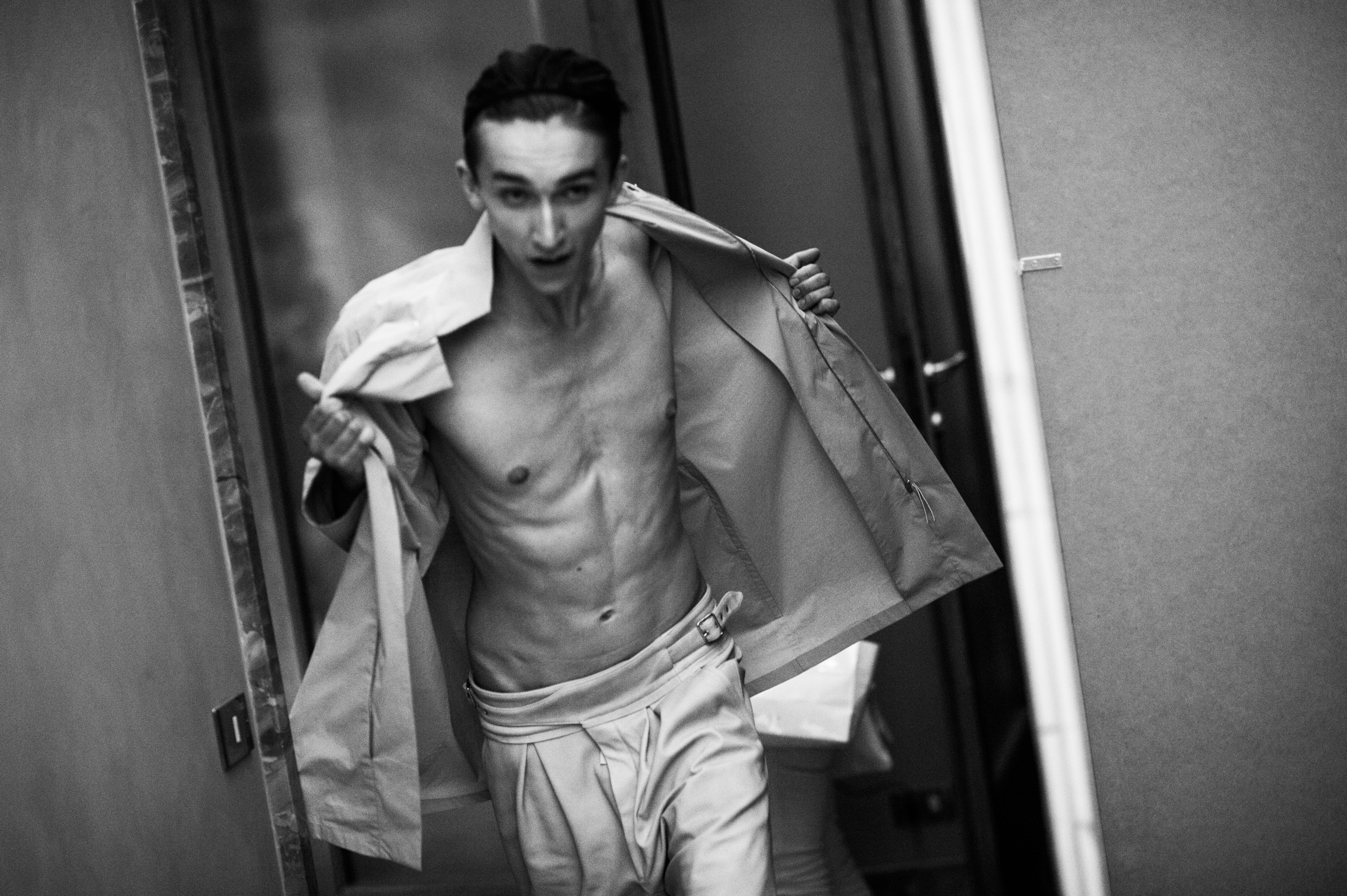 Male model Michael Bernasiak