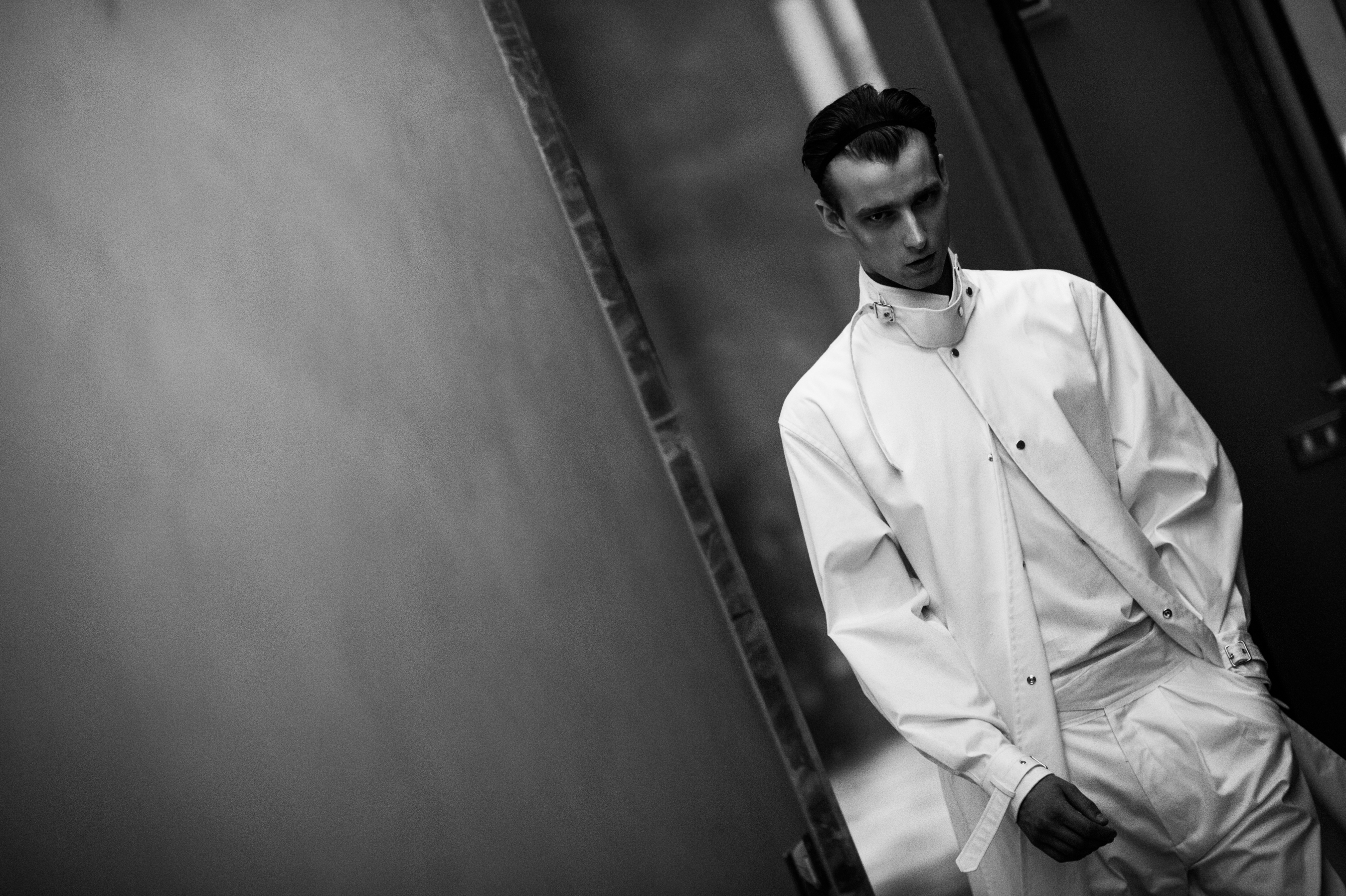 Male model Laurie Harding