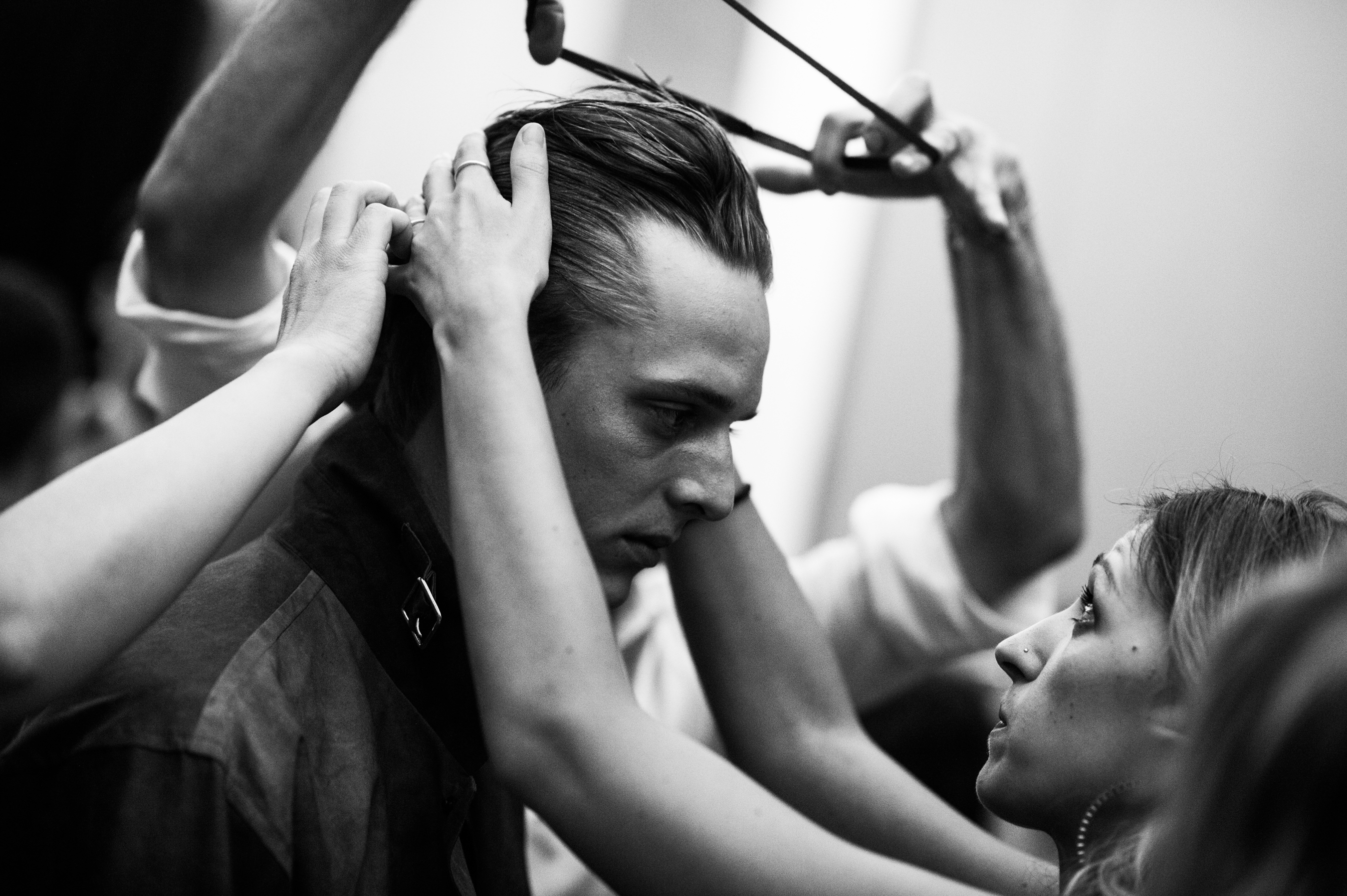 Belgian male model Benoni Loos