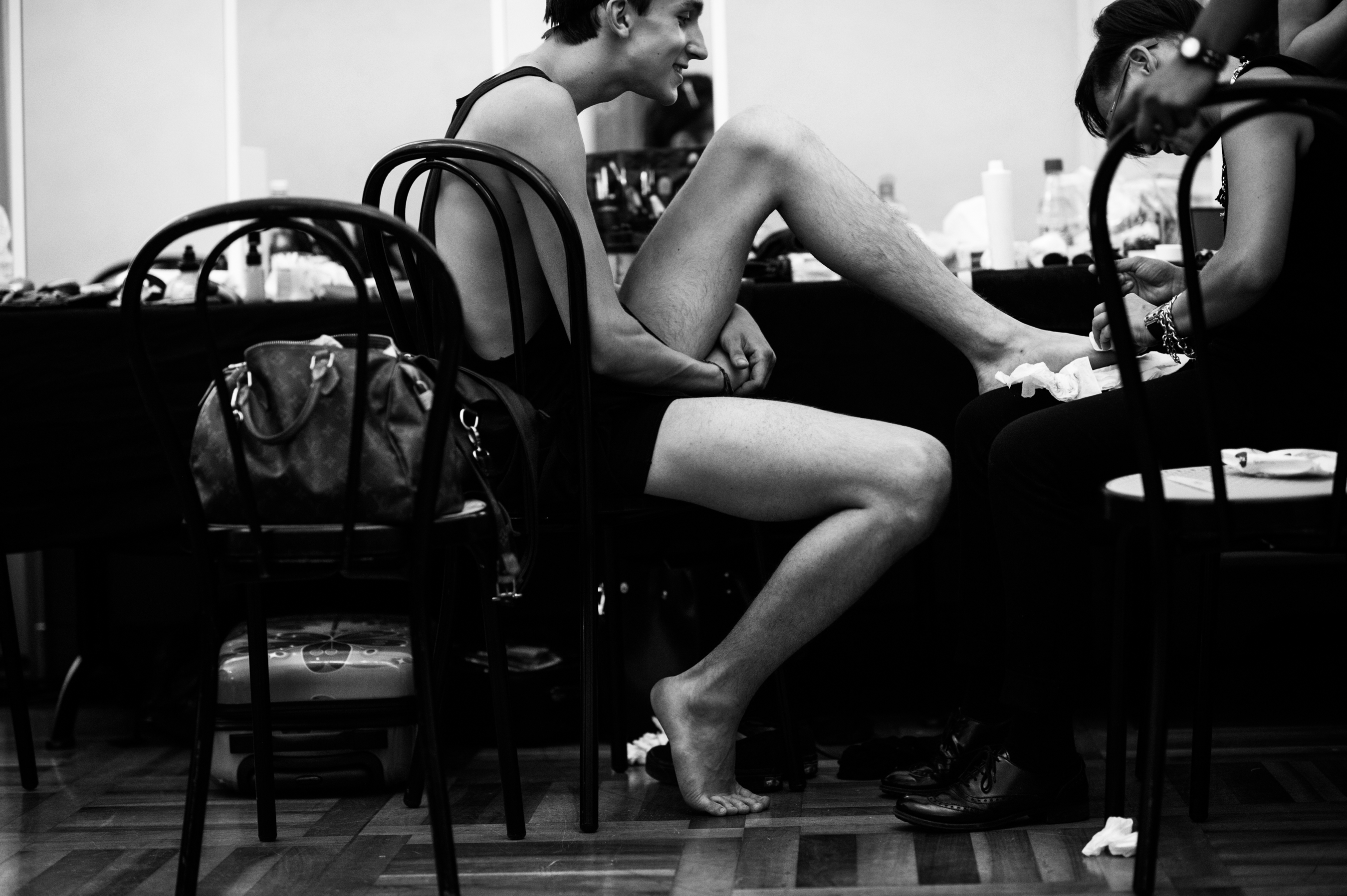 Male model Michael Bernasiak