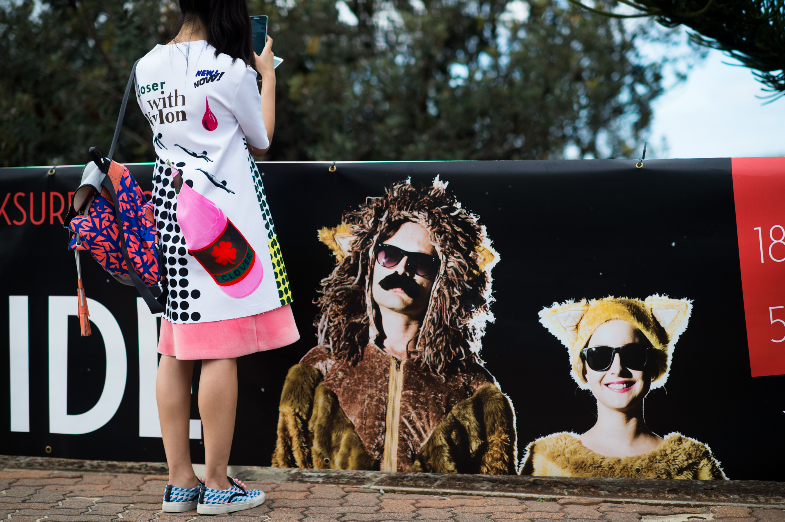 Susie Bubble wearing Raf Simons