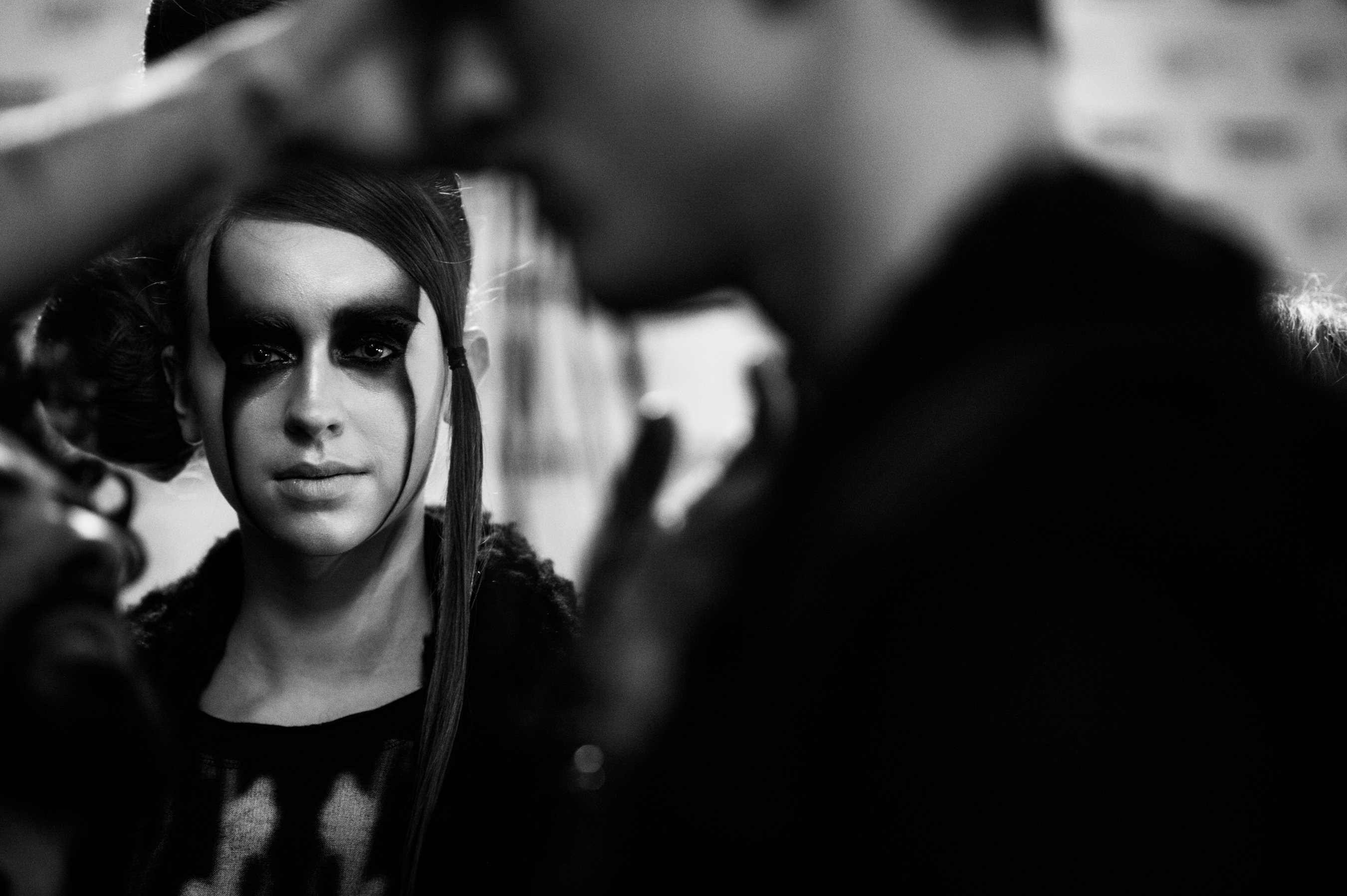 Danish model in crazy makeup