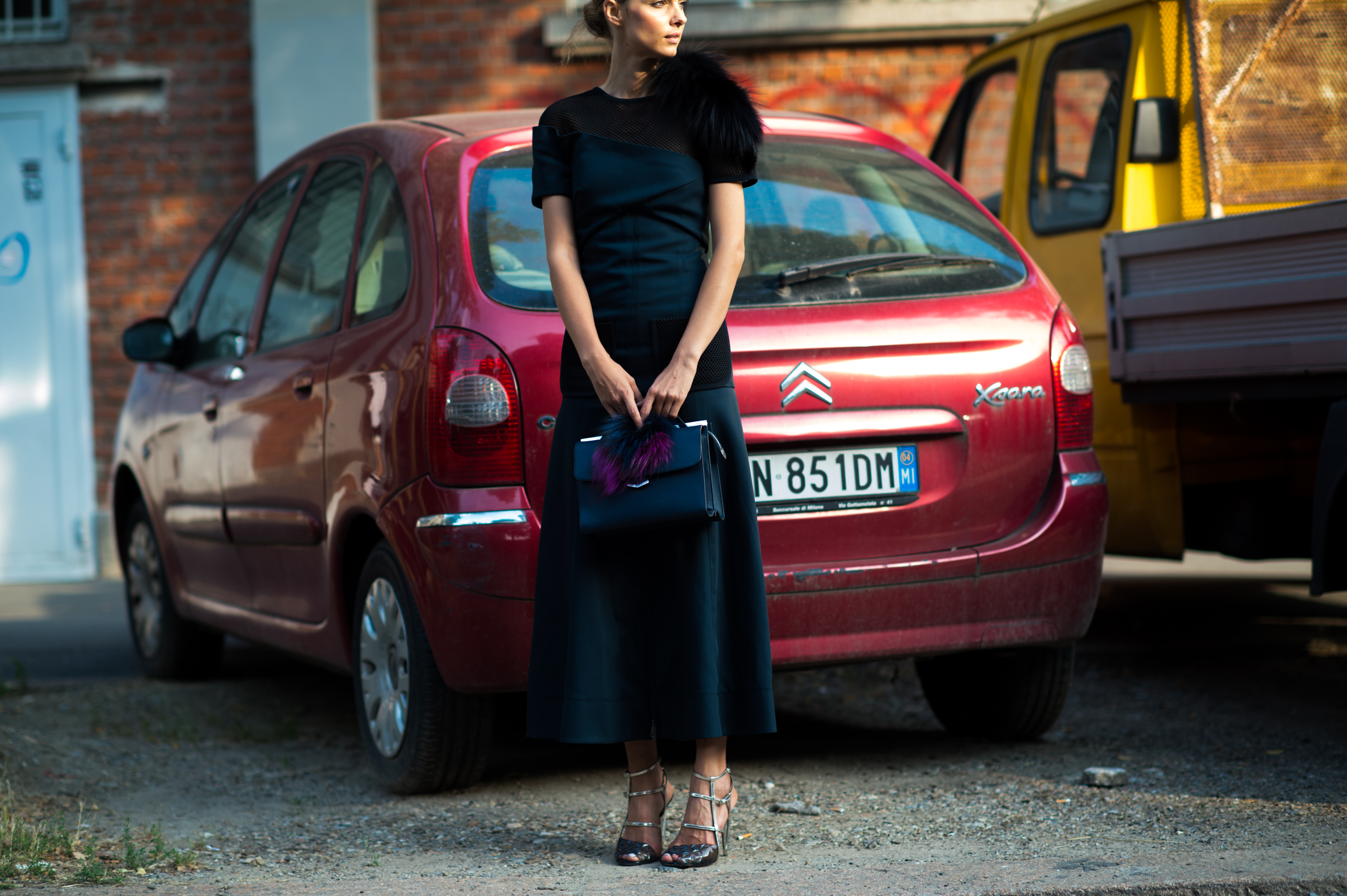 Argentinian woman wearing all Fendi
