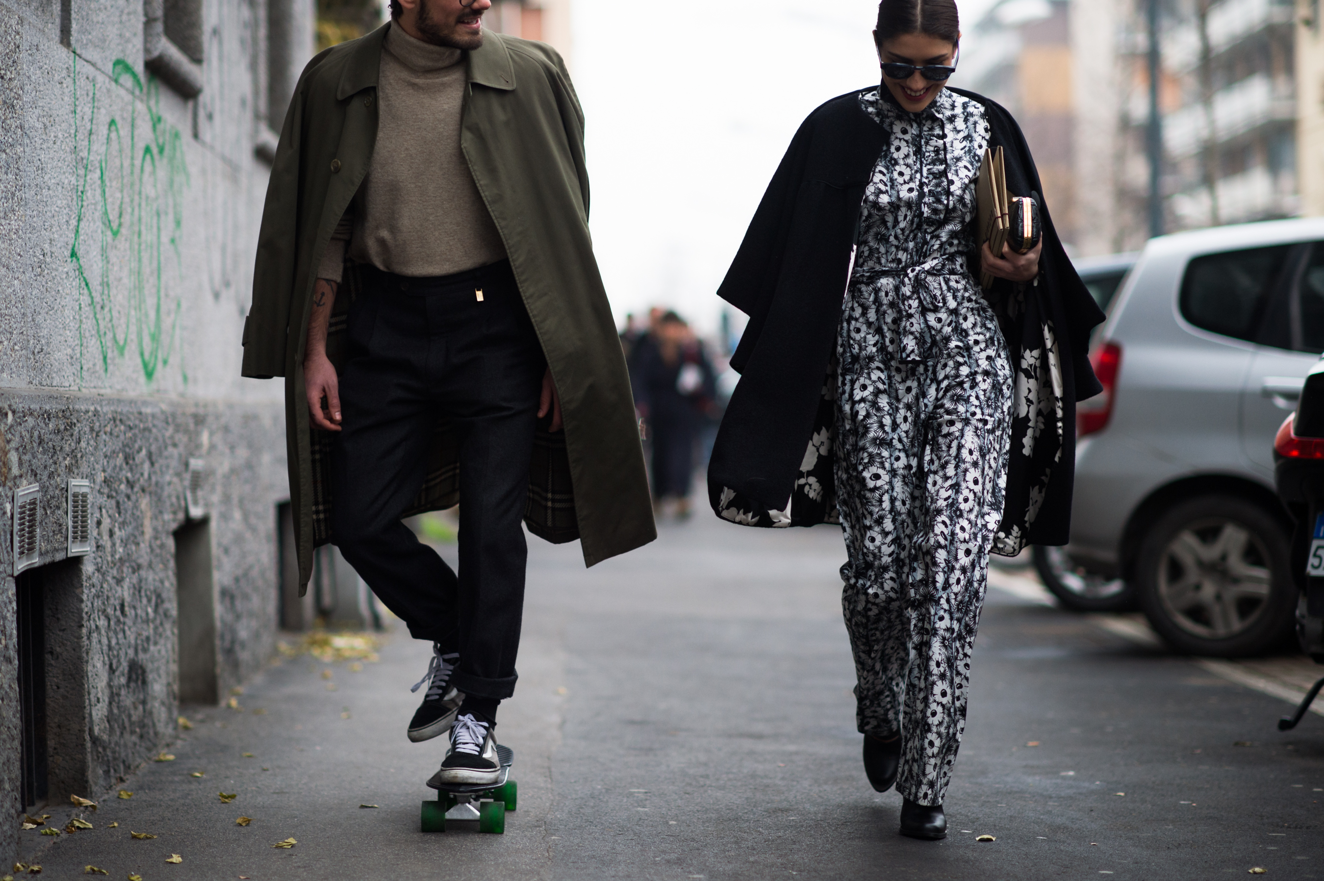 Italian couple before Etro