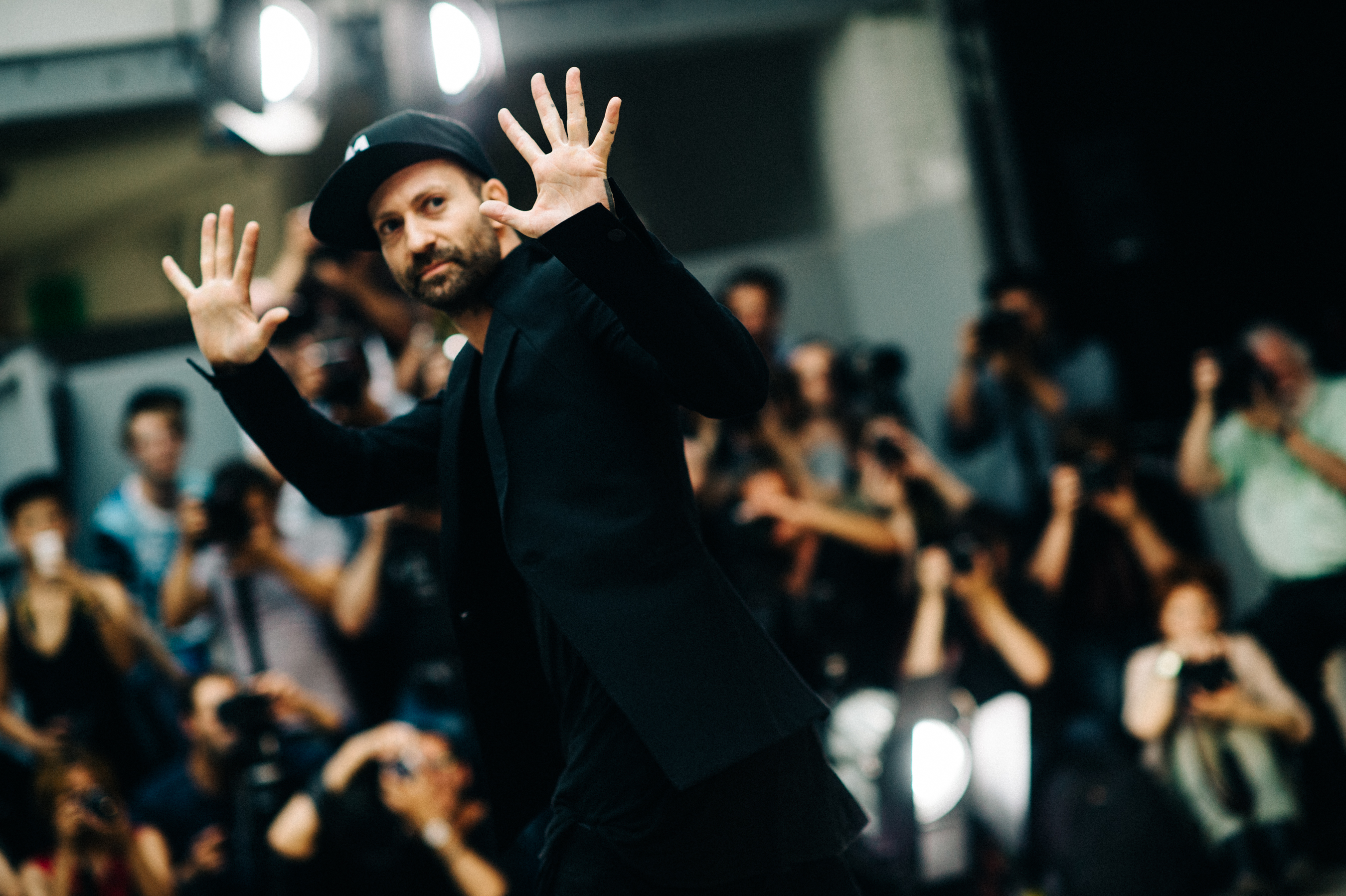 The designer taking his final bow