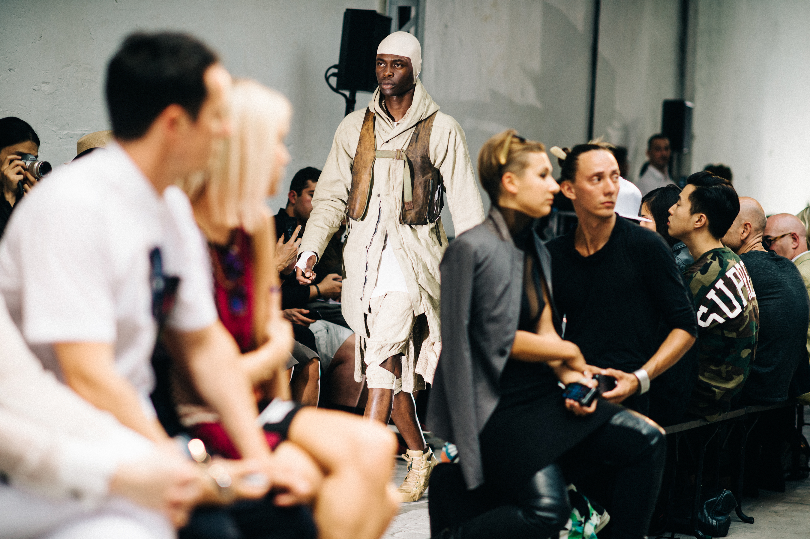 American male model Mac Phiri