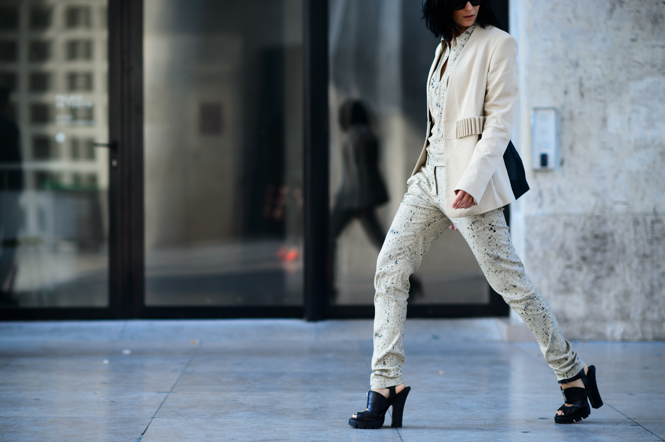 The Misshapes DJ wearing Damir Doma