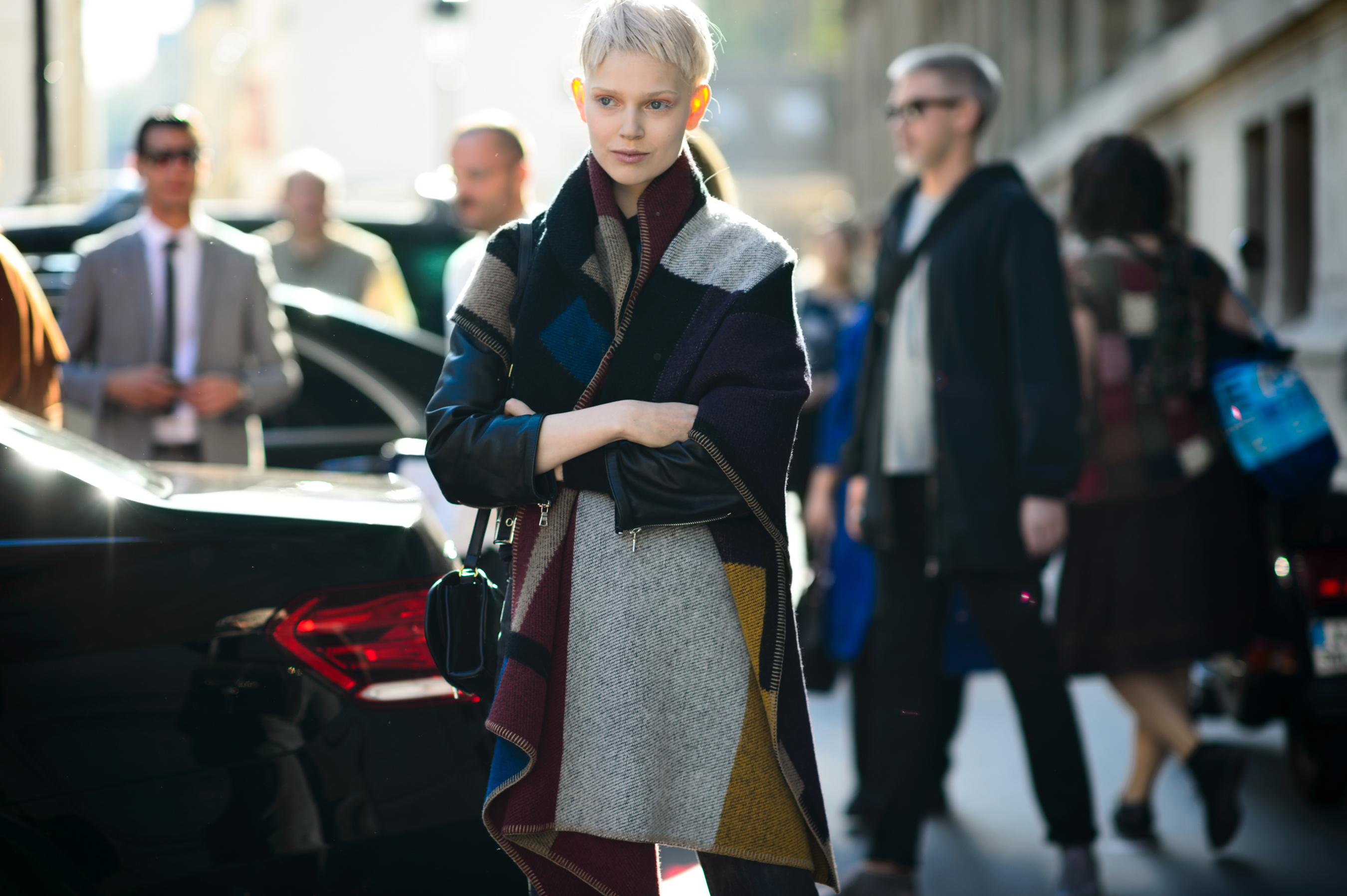 Polish model after the Haider Ackermann show