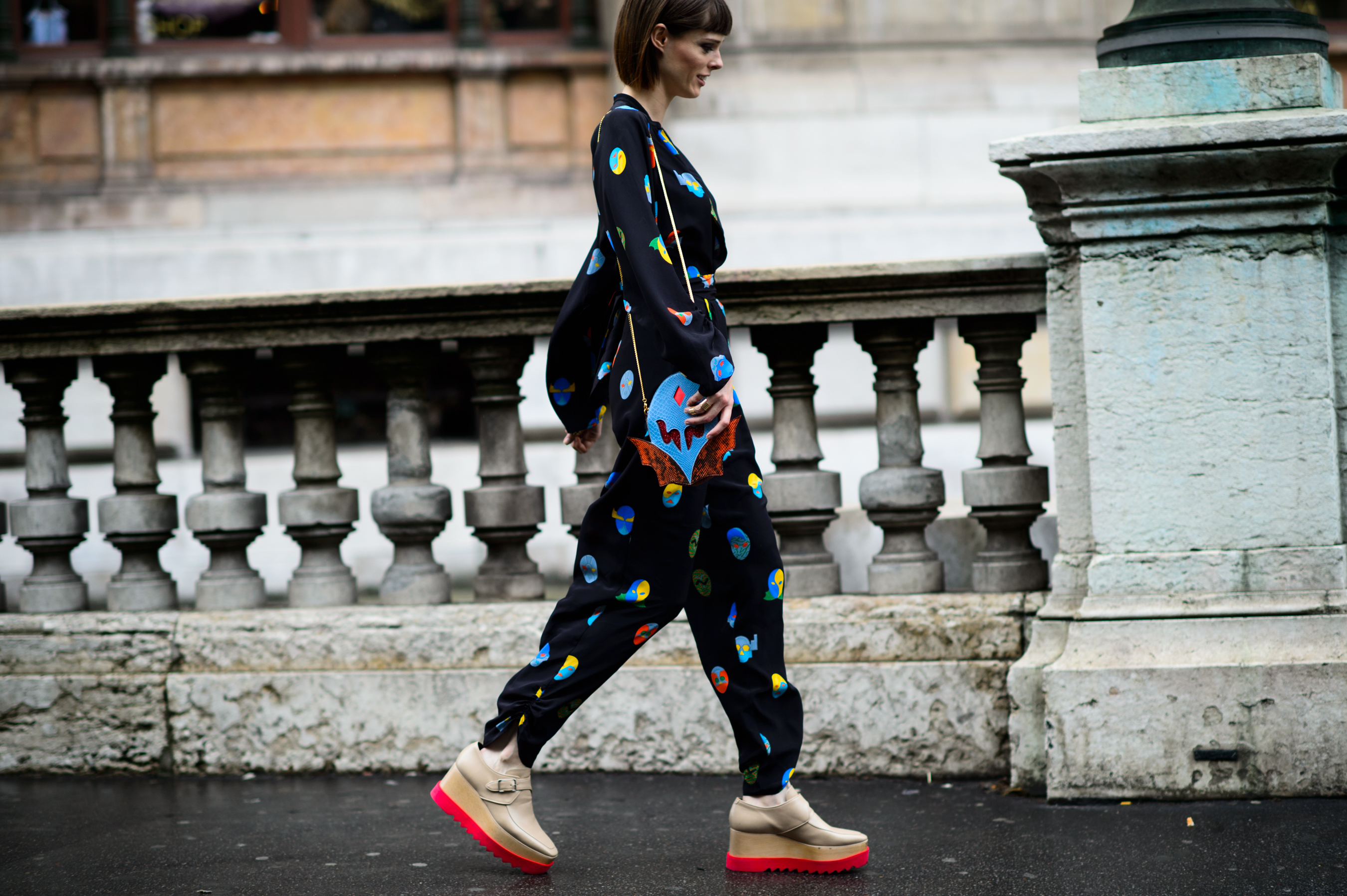 Canadian Supermodel wearing Stella McCartney