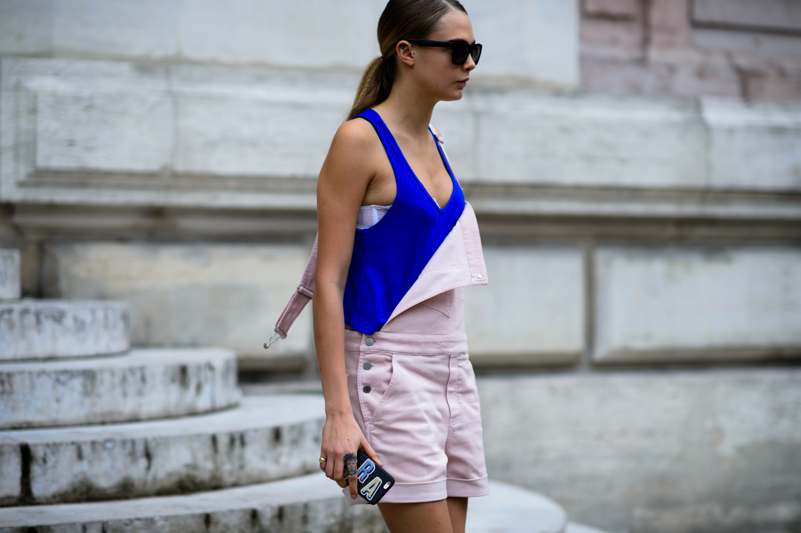 British model after Stella McCartney