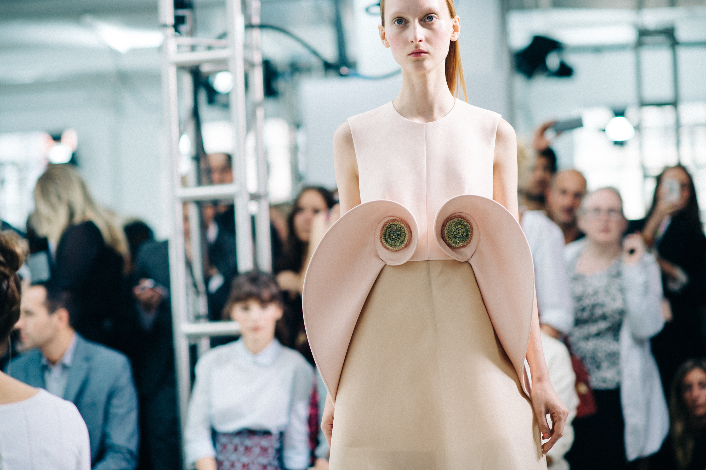 Model Nika Cole on the runway