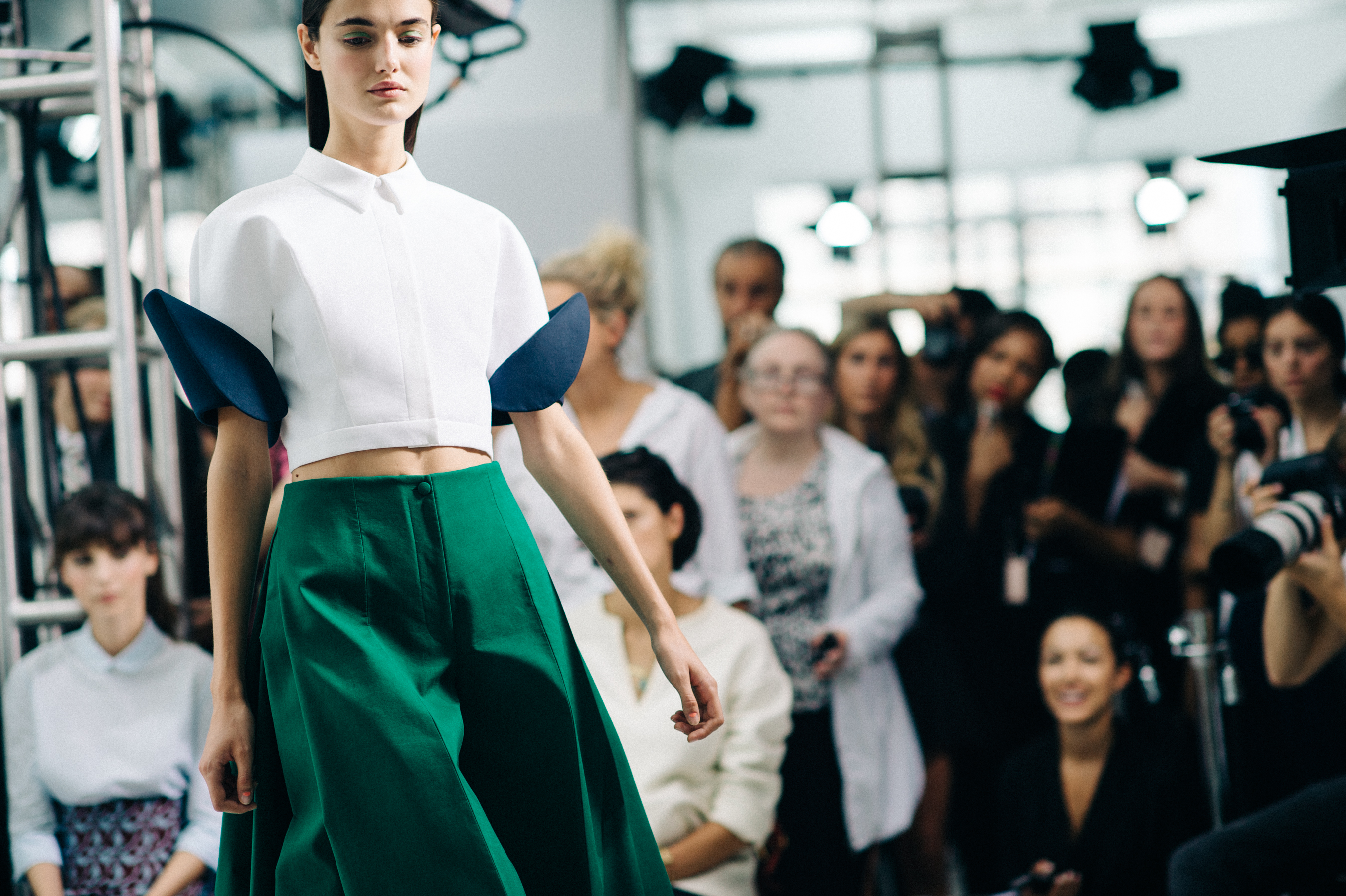 Model Blanca Padilla on the runway