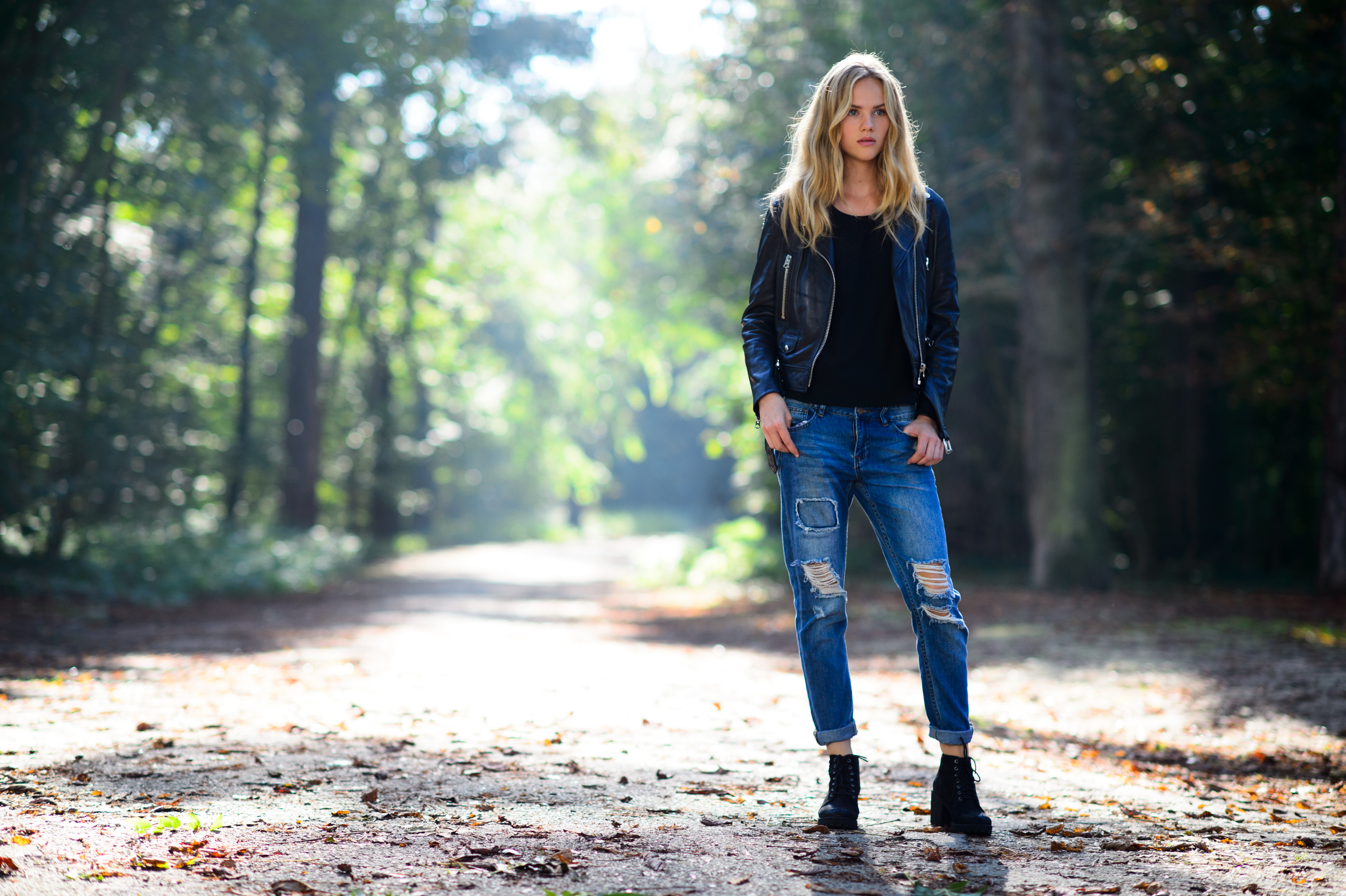 Danish model after Louis Vuitton exclusive