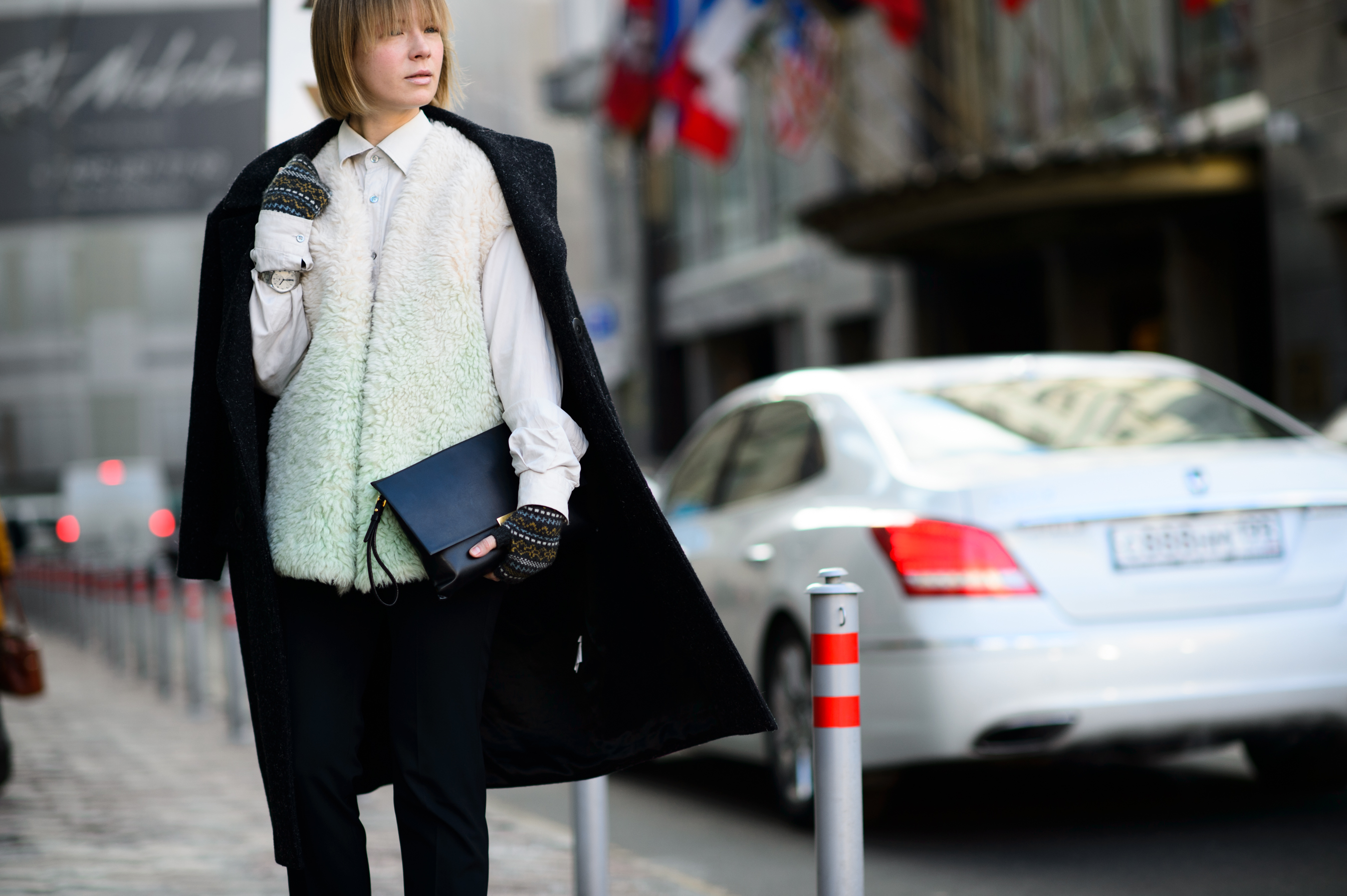 Russian designer at SS15 Fashion Week