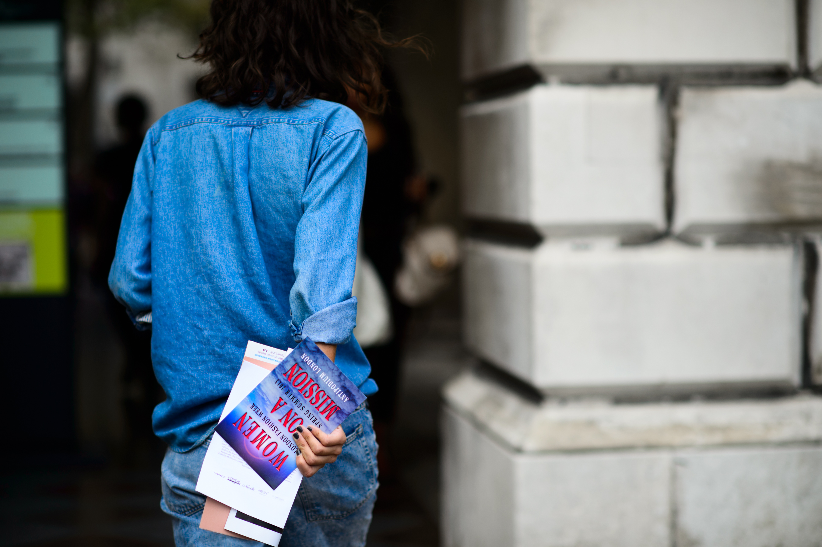 Woman on a Misson wearing Tommy Hilfiger