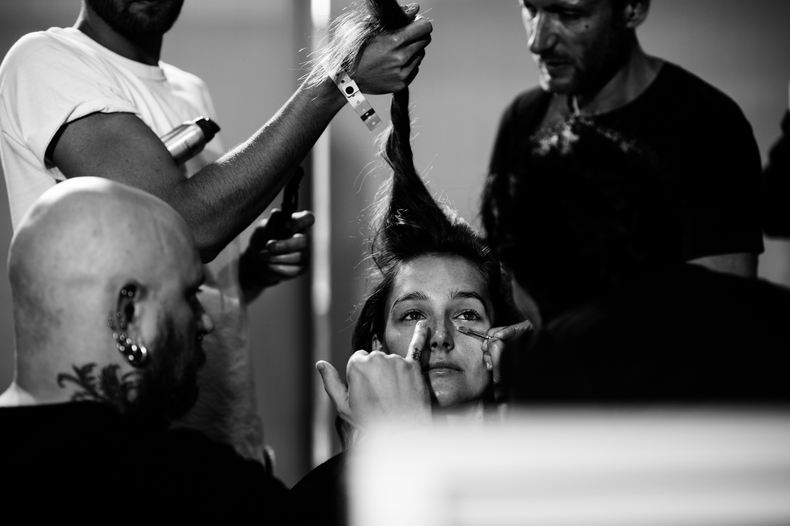 Joséphine le Tutour in hair and makeup