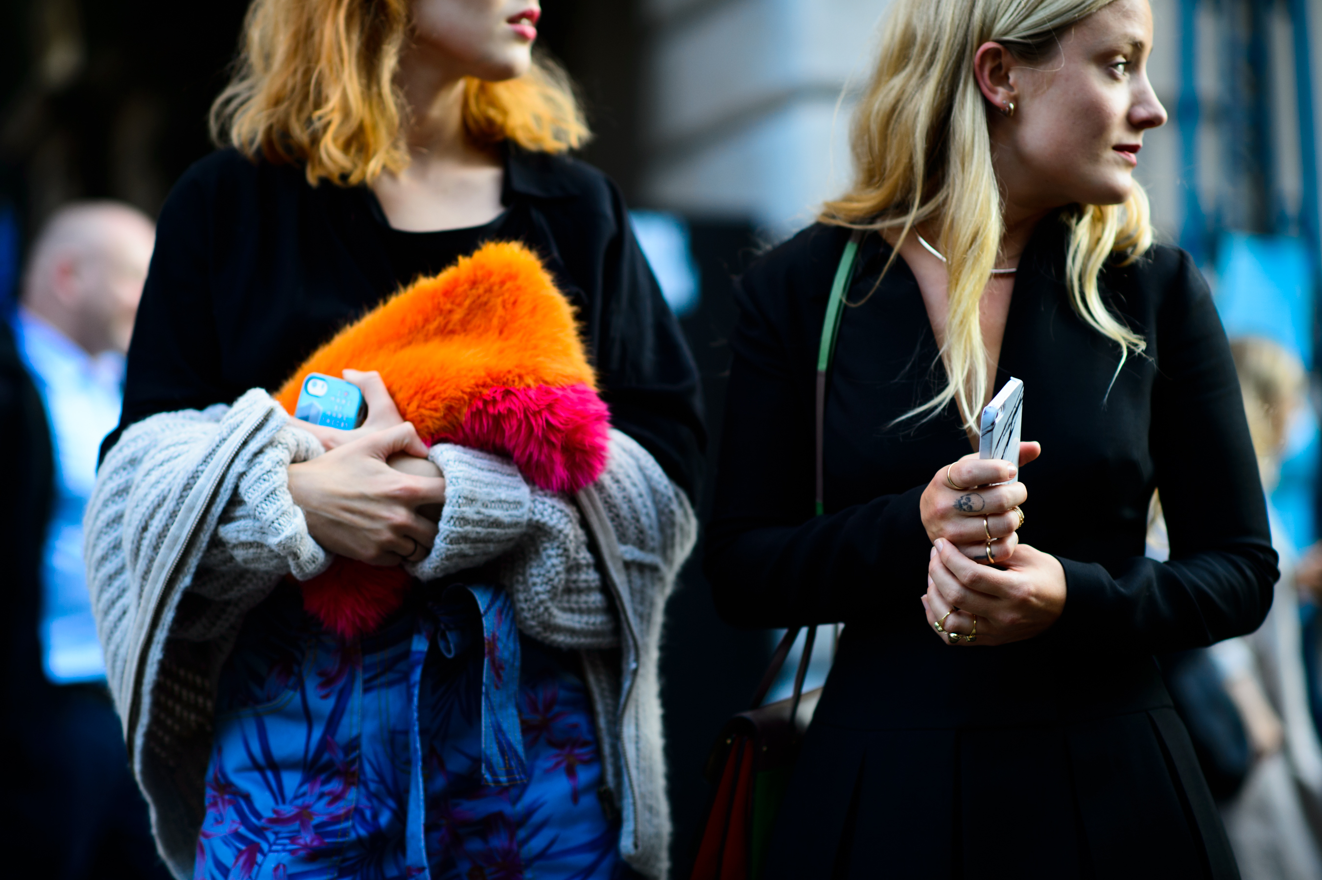 Two women after a fashion show