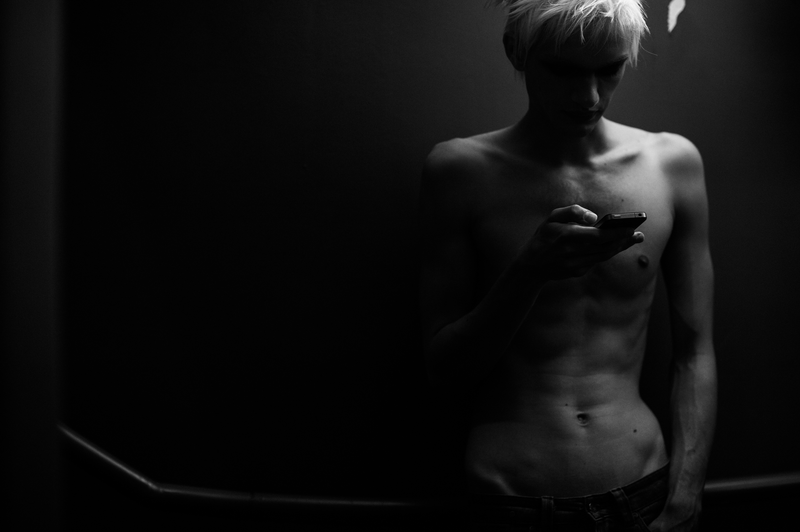 Male model Vic van der Well