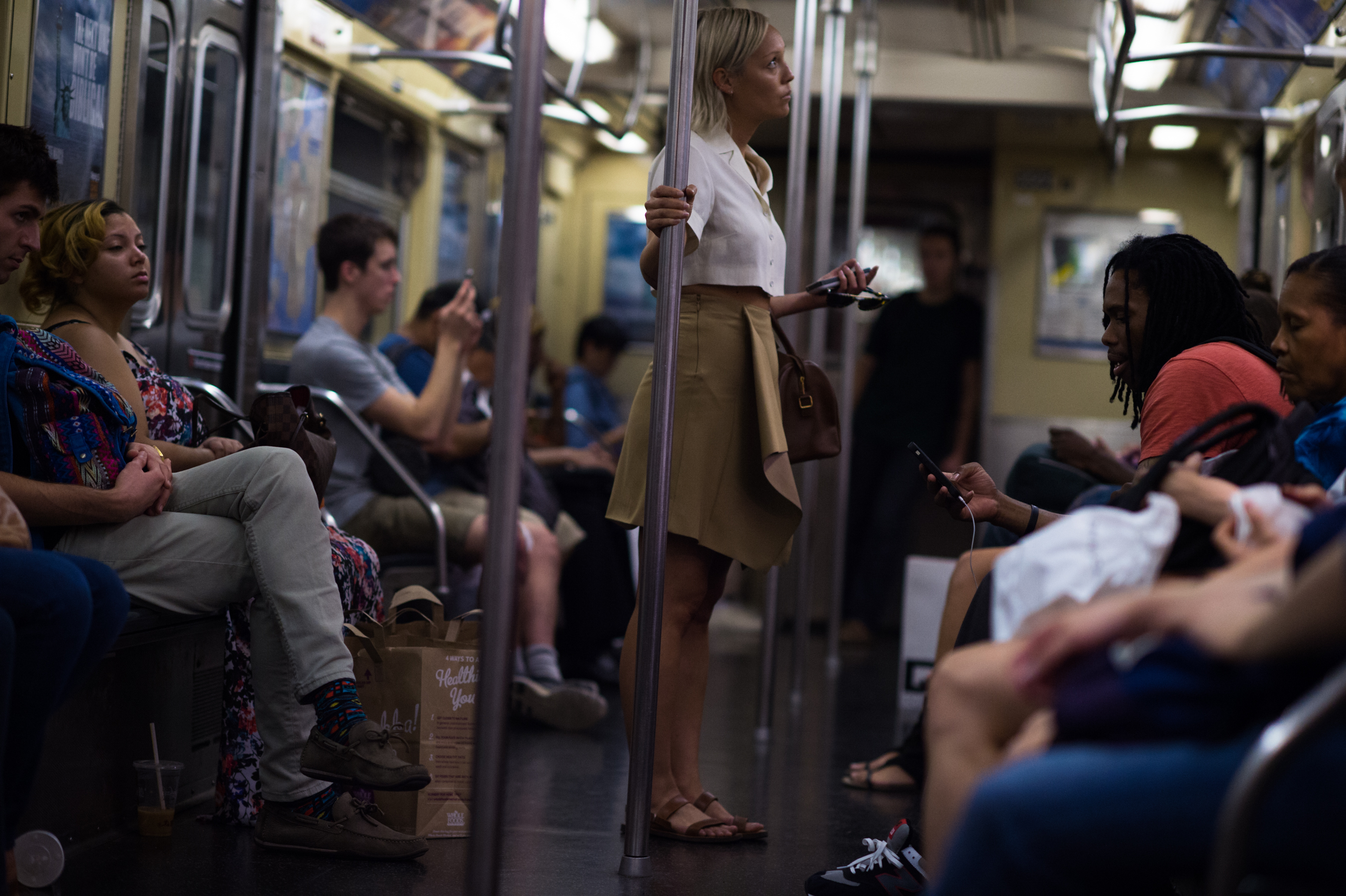 Style.com editor on the NYC Subway