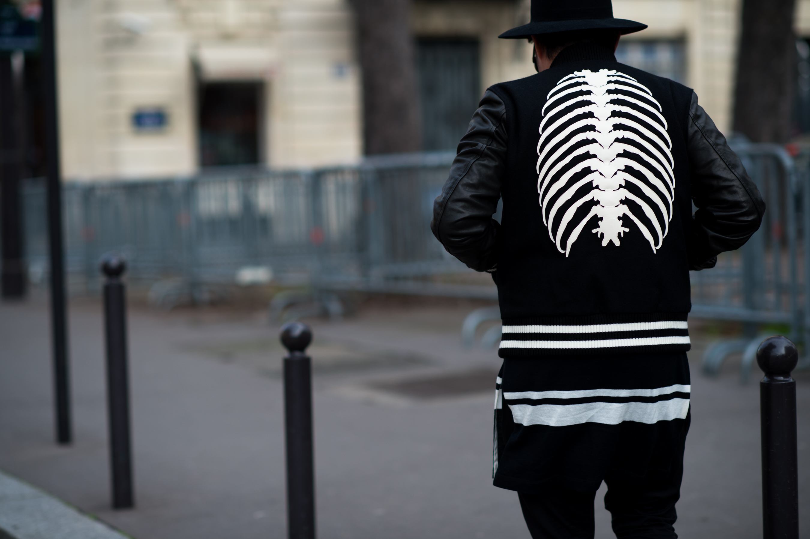 Man wearing an Undercover jacket