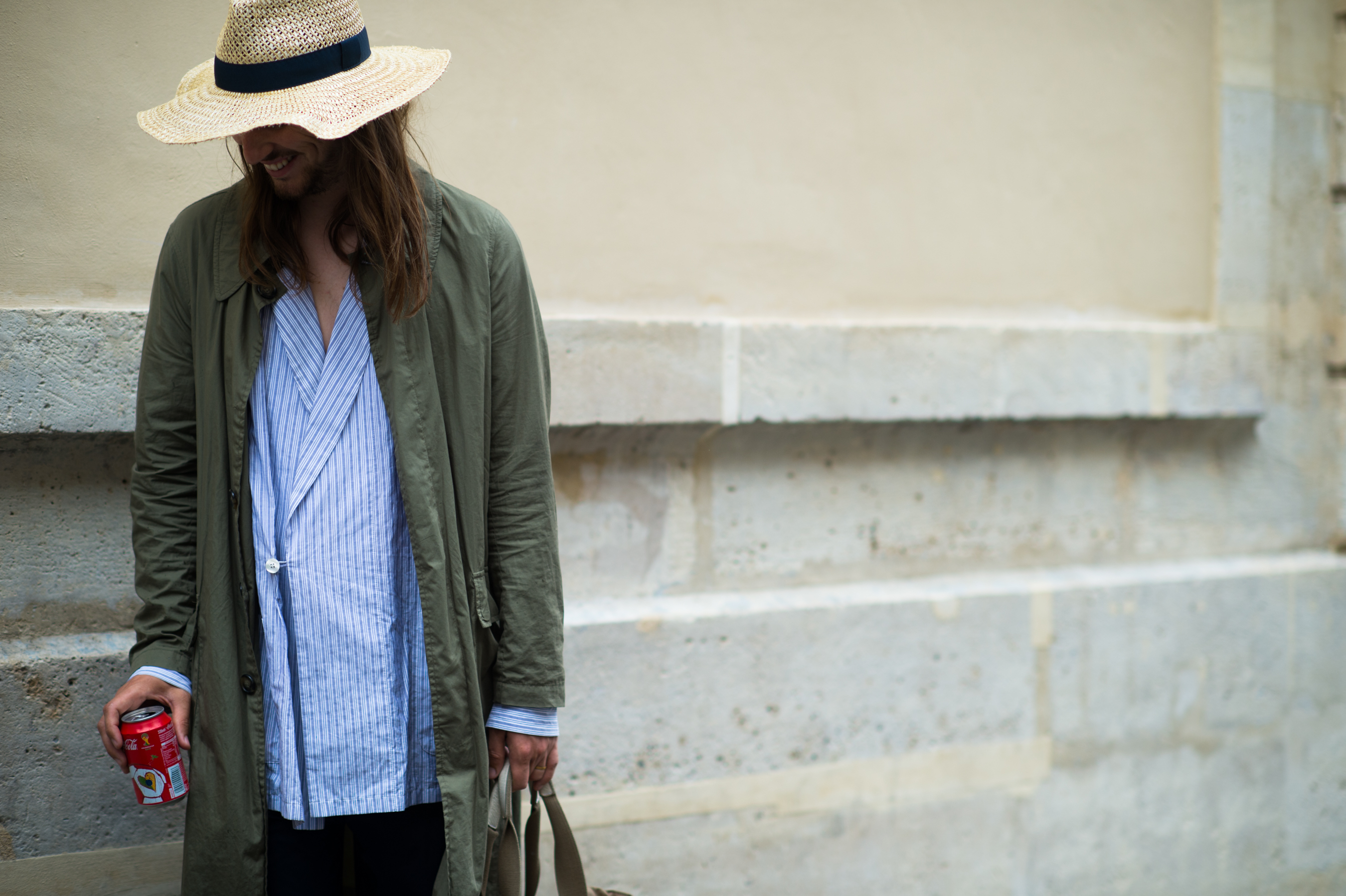 French Canadian man during fashion week