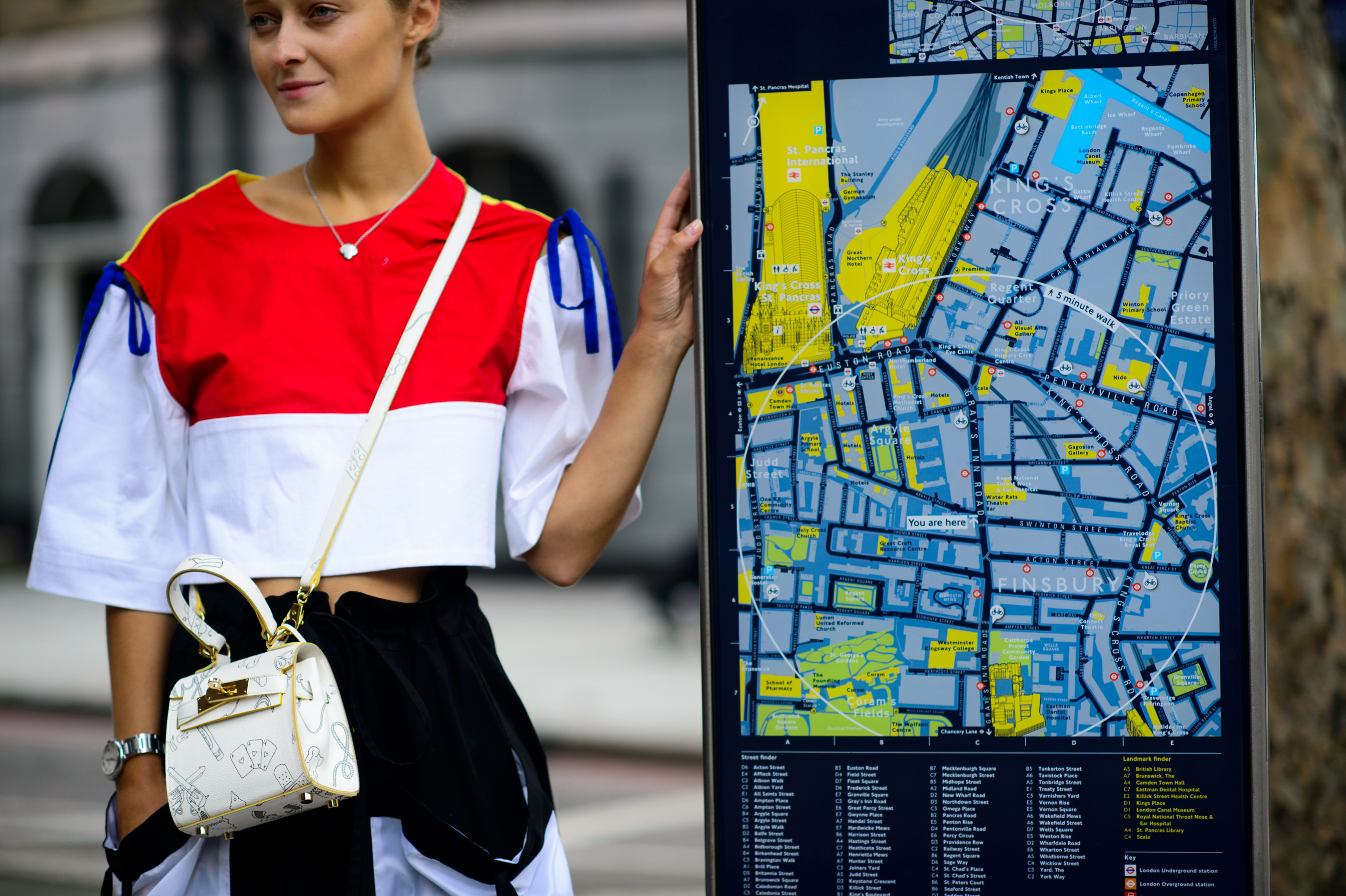 Russian woman wearing Anton Belinskiy