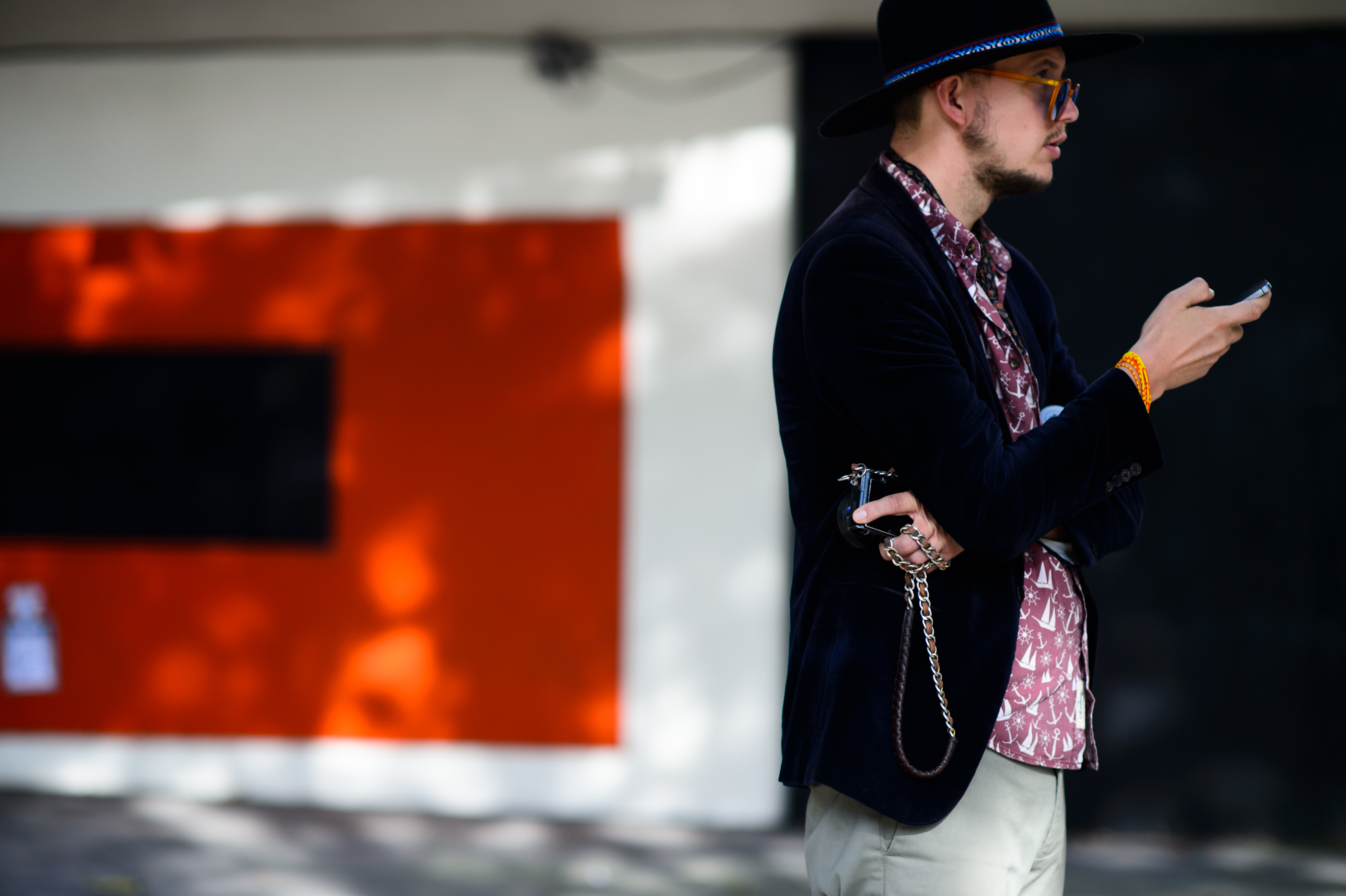 Swiss photographer at LFW
