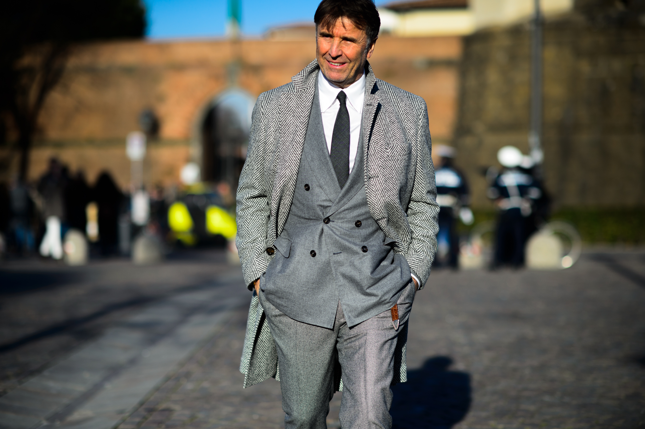 Italian designer at Pitti Uomo