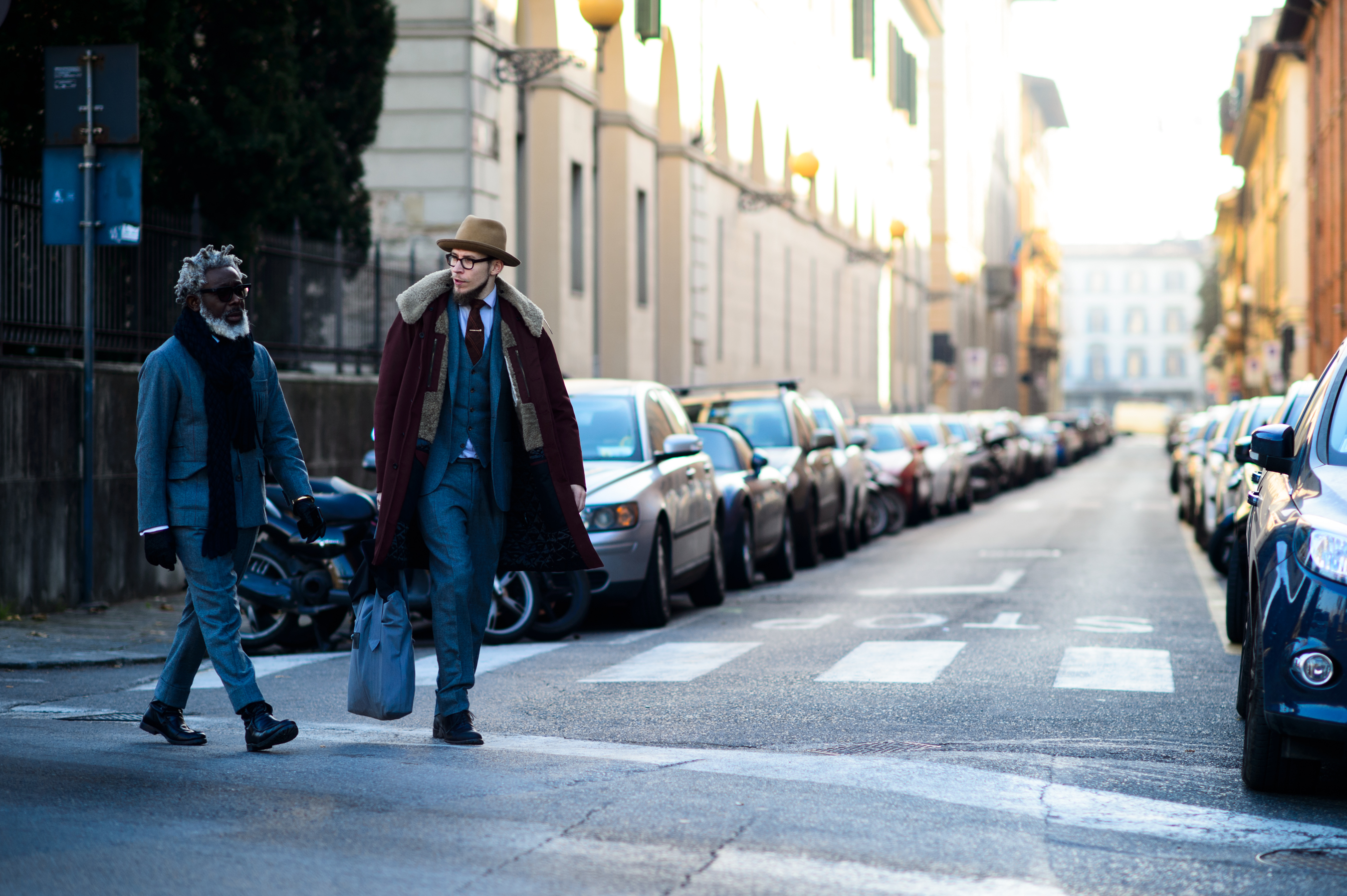 T Michael and Alexander Helle at Pitti Uomo