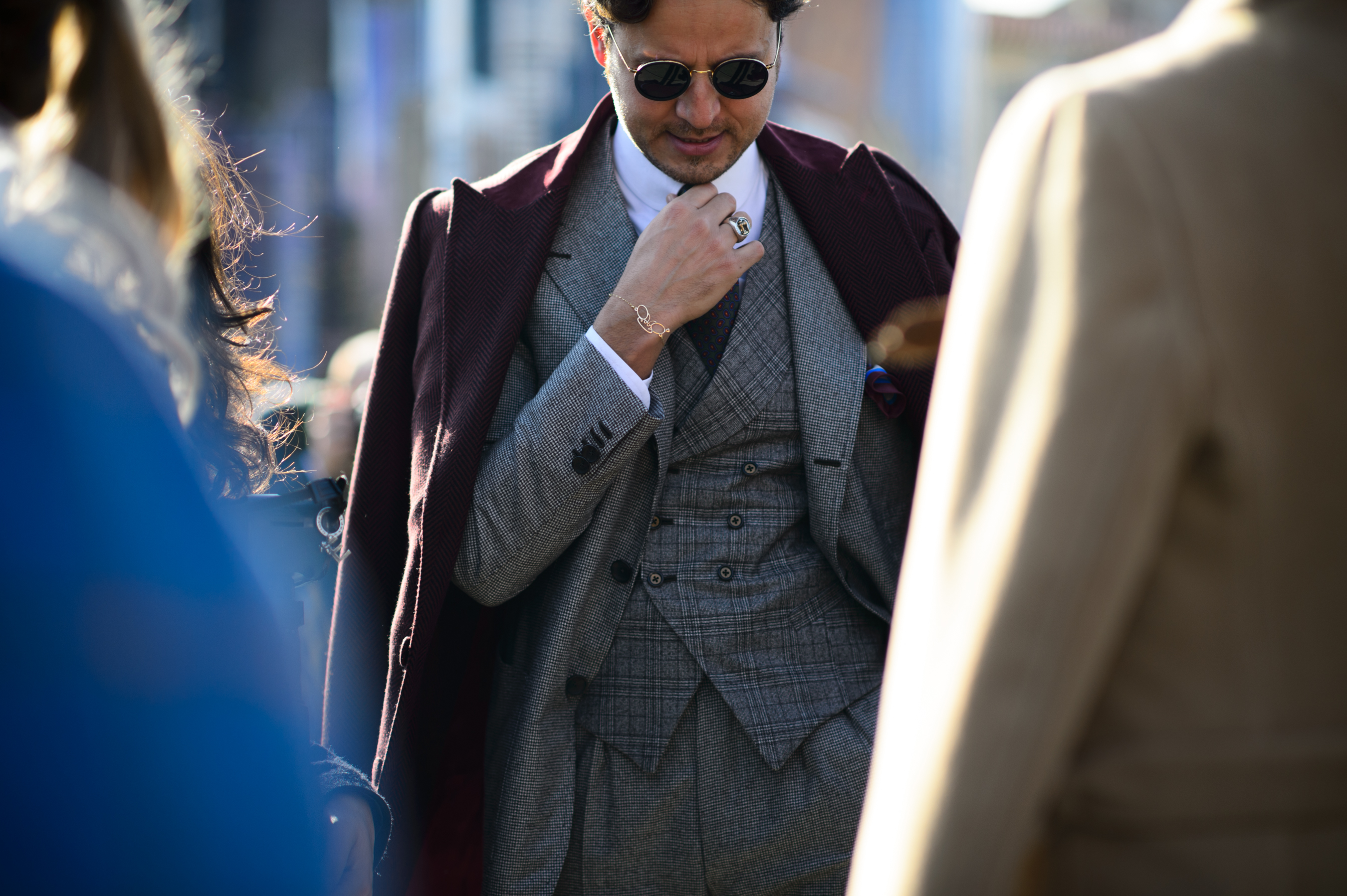 Italian designer at Pitti Uomo