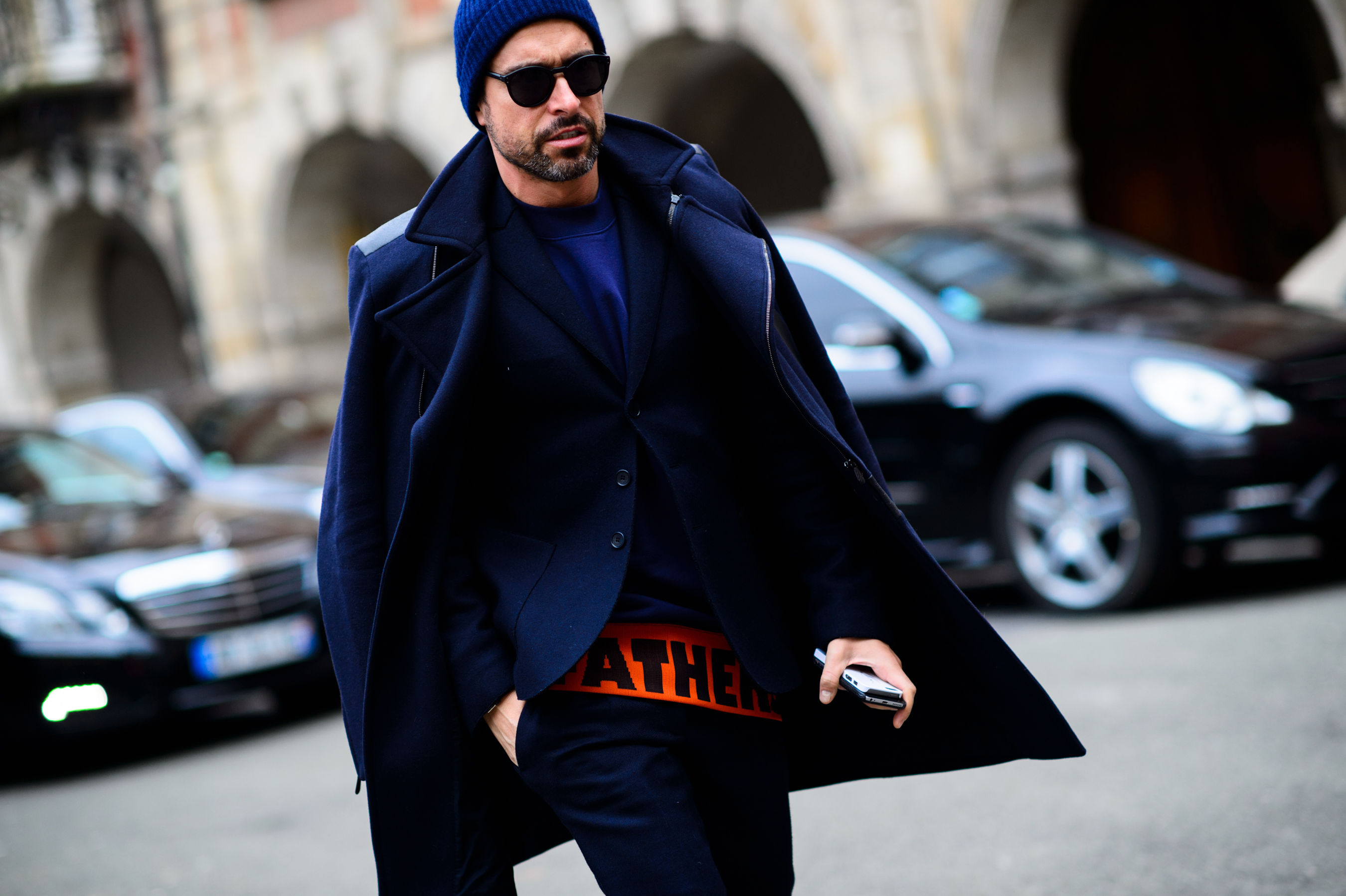 Editor wearing Raf Simons x Sterling Ruby