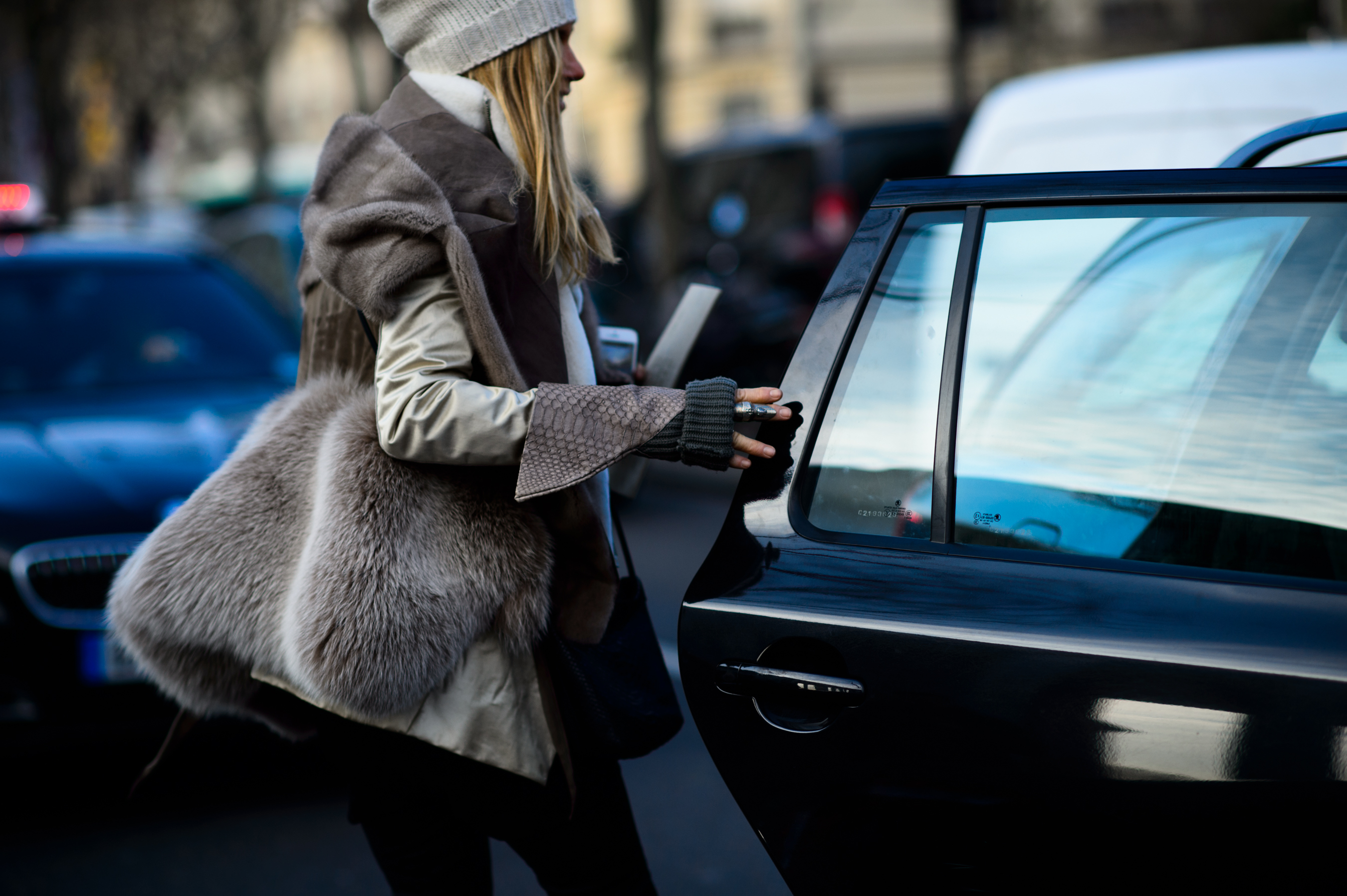 Owner of Rick Owens store wearing fur