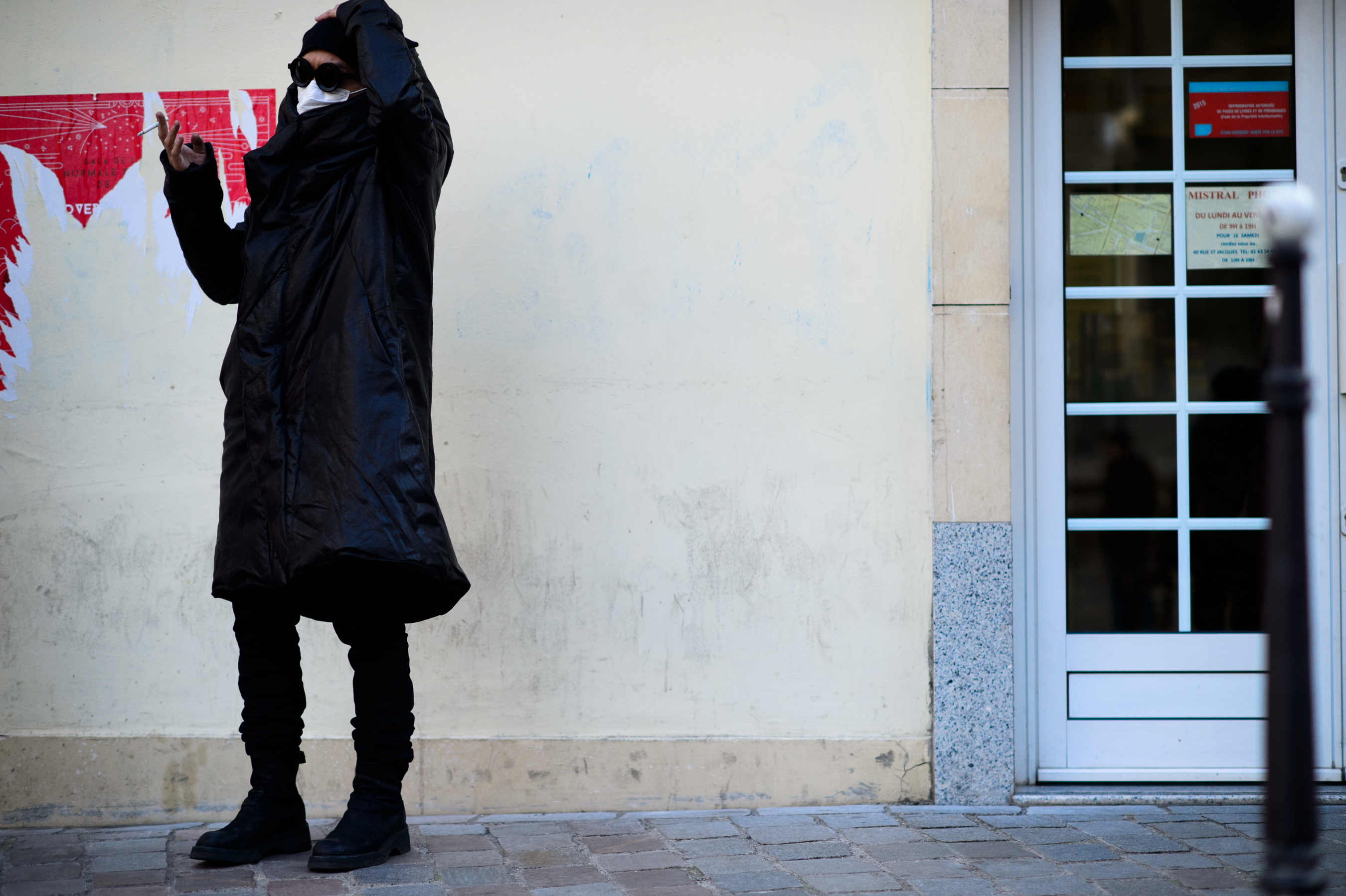 Julius _7 Japanese designer in all black