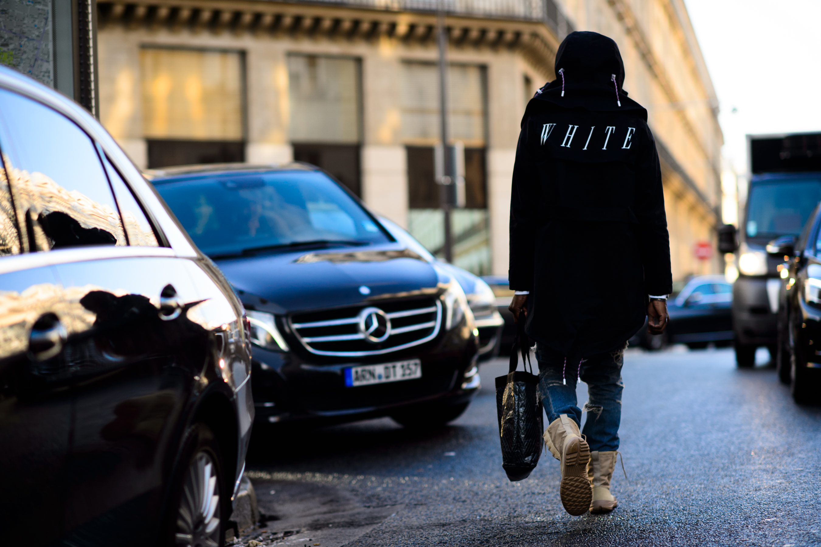 Kanye Wests stylist wearing Off-White