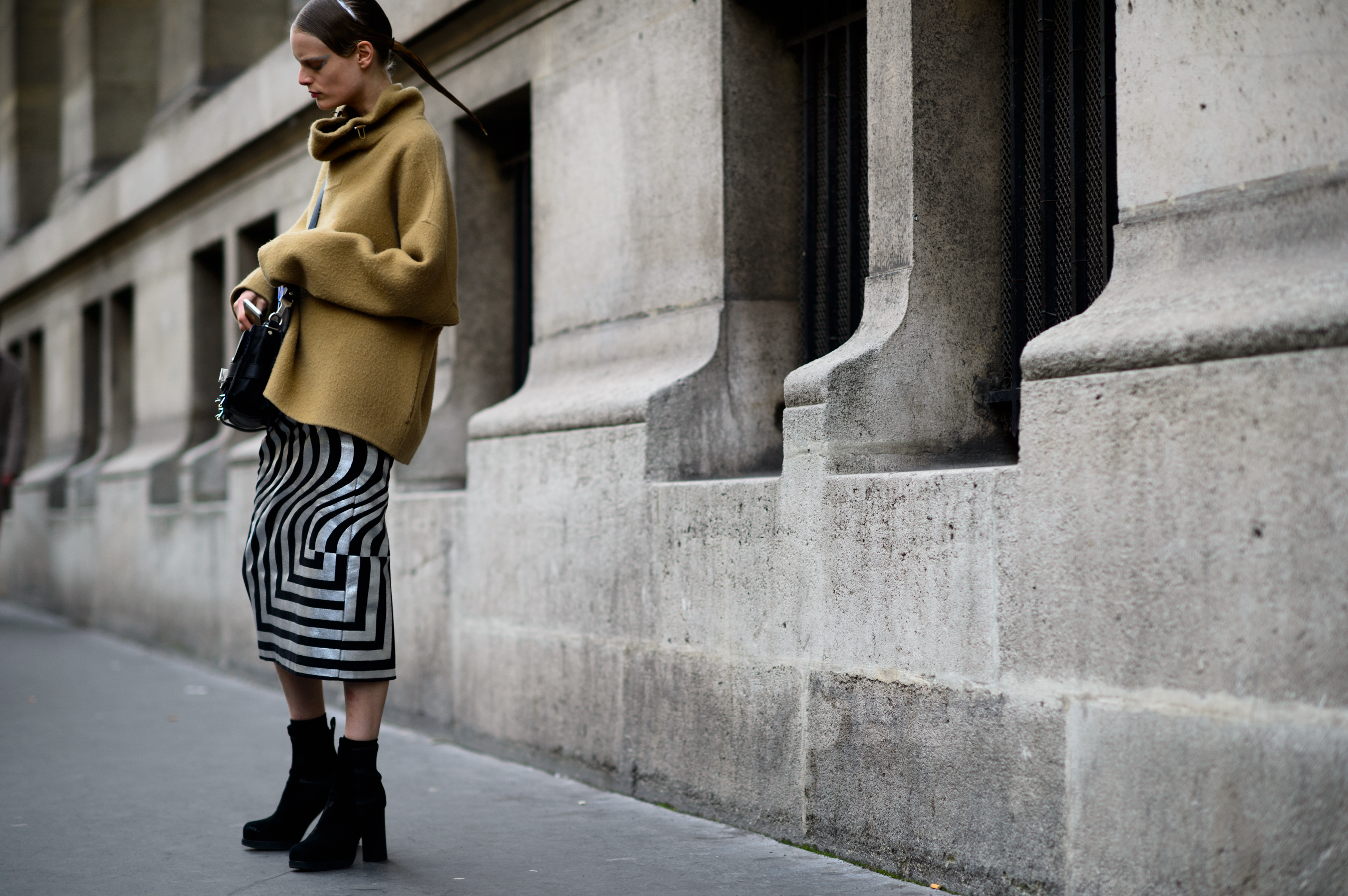 Belgian model after Y-3 FW15