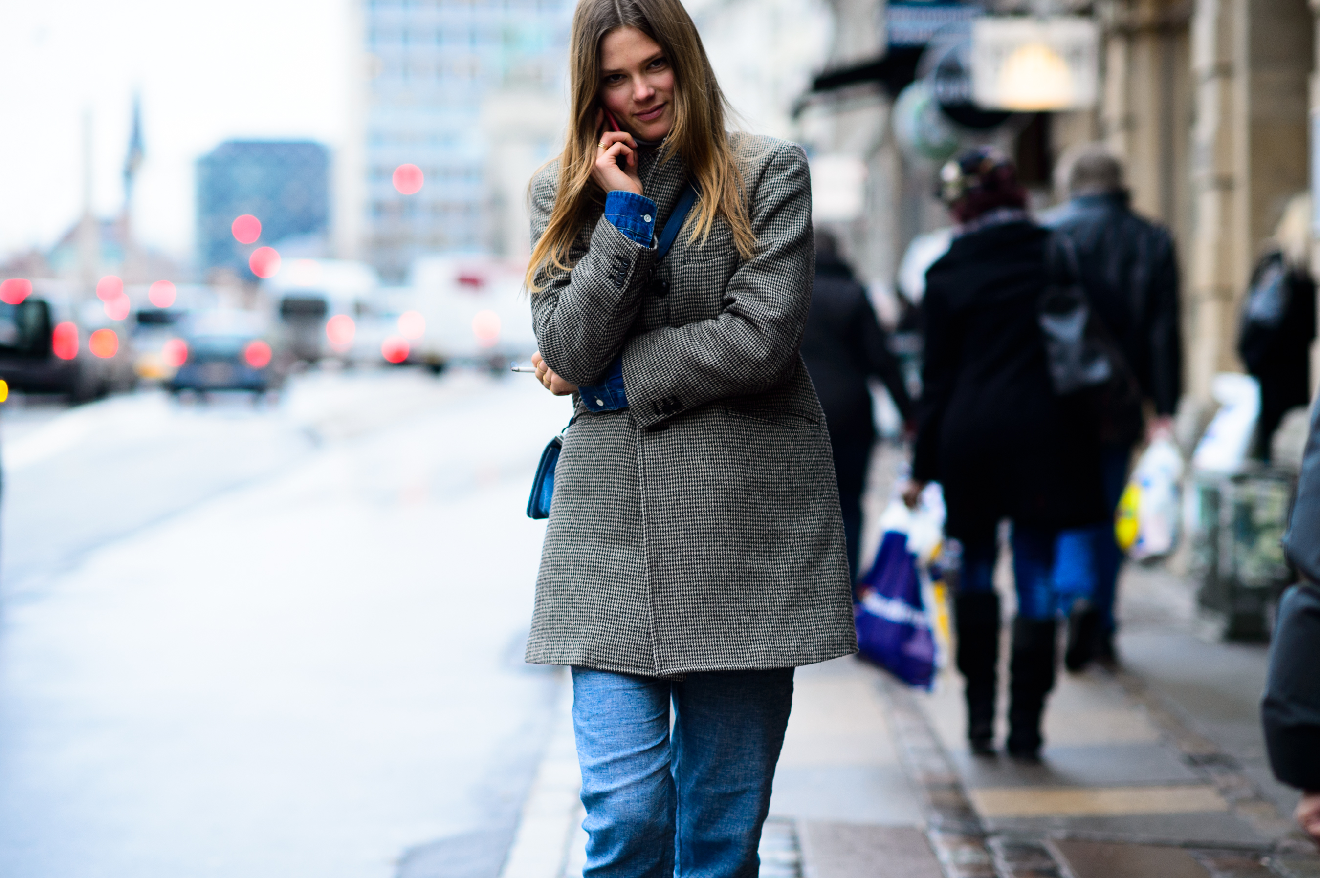 Danish supermodel on Vesterbrogade