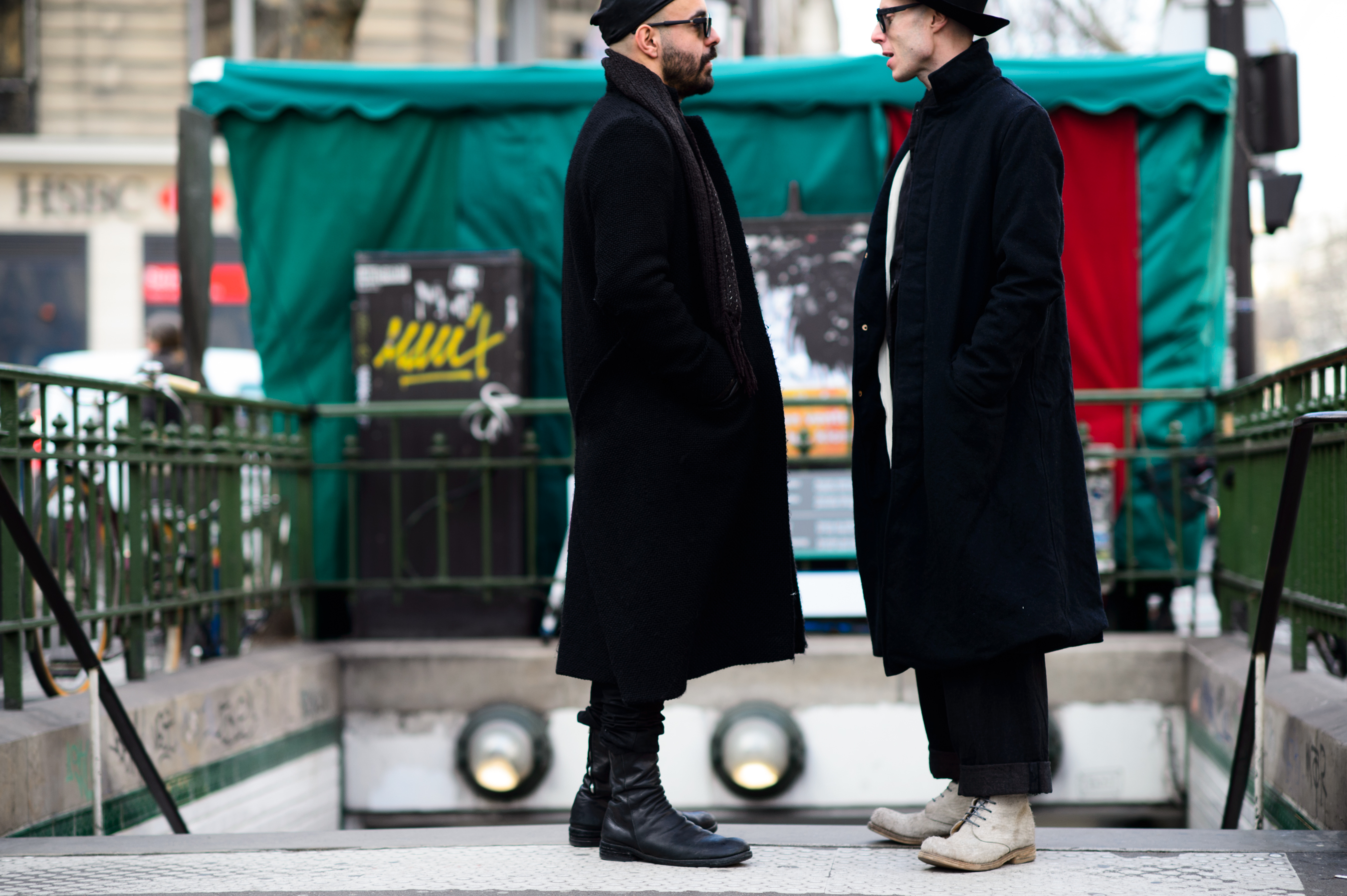 Two men after the show
