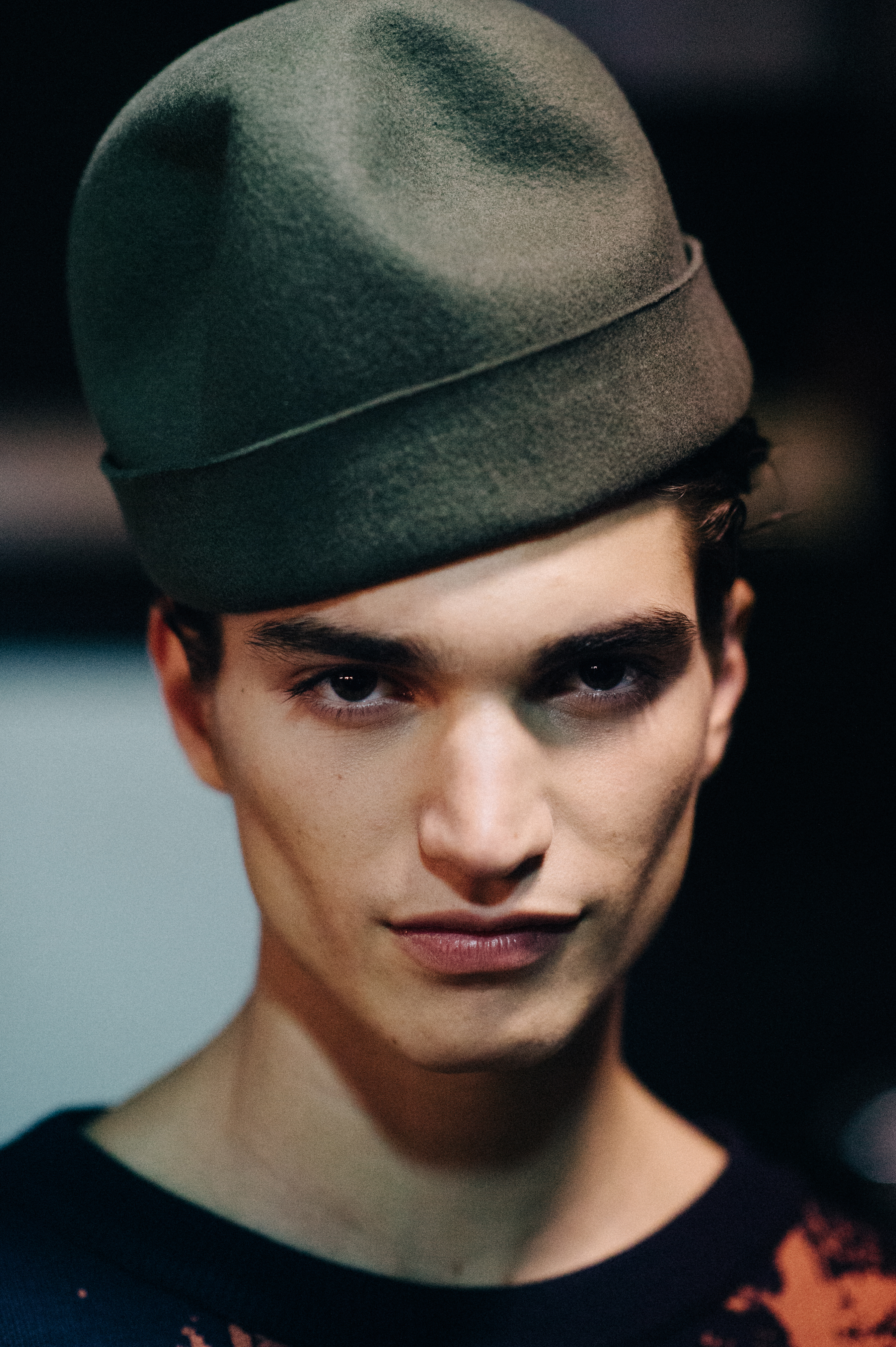 French model Alexander Ferrario portrait