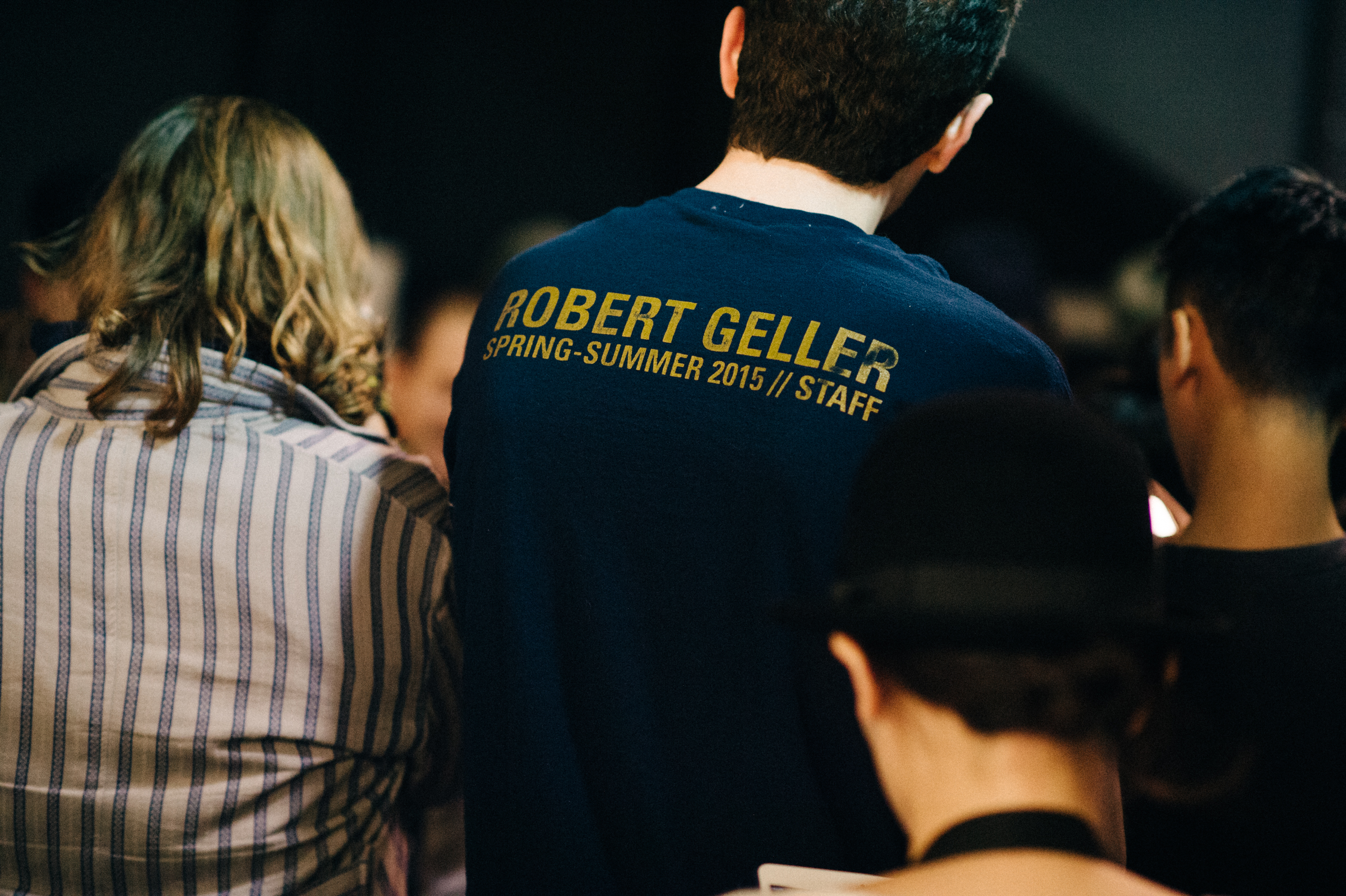 Alan Gaynor wearing a staff T Shirt