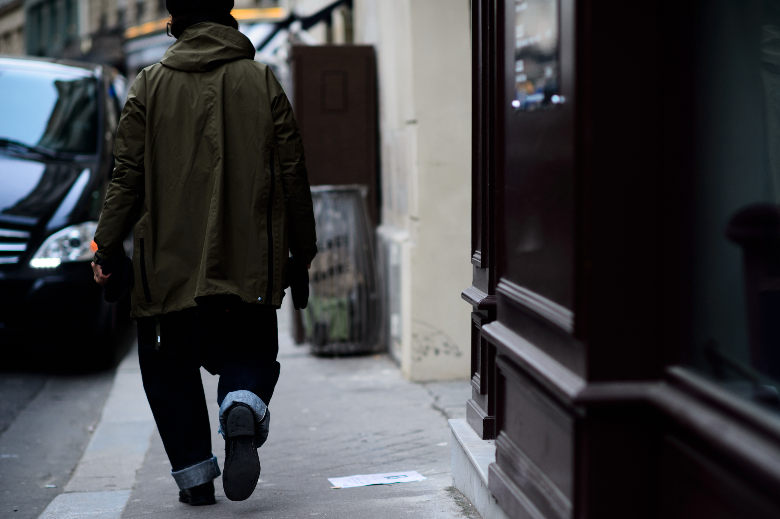 Japanese man wearing Acronym
