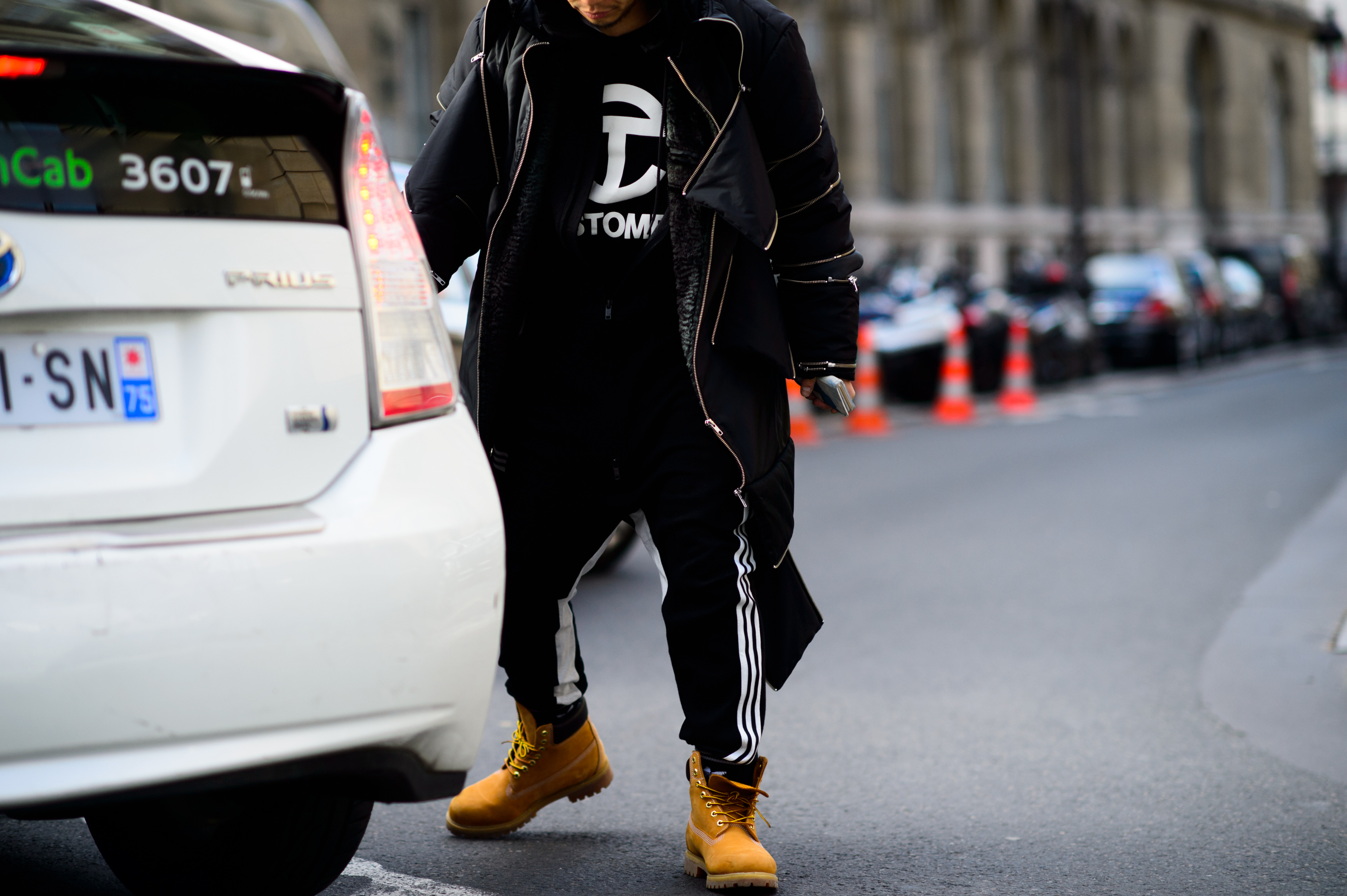 Japanese man before a fashion show