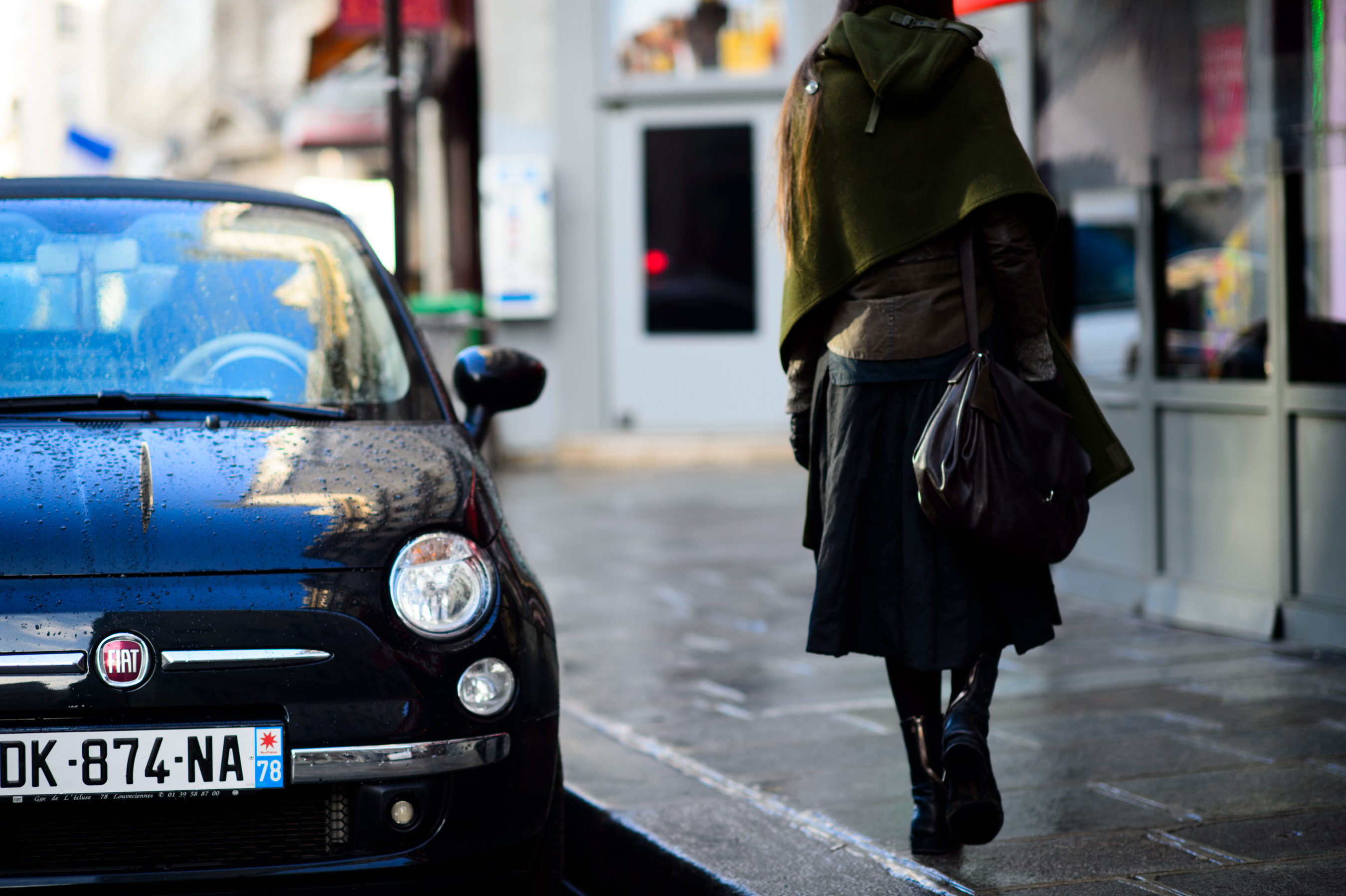 Italian girl wearing Paul Harnden