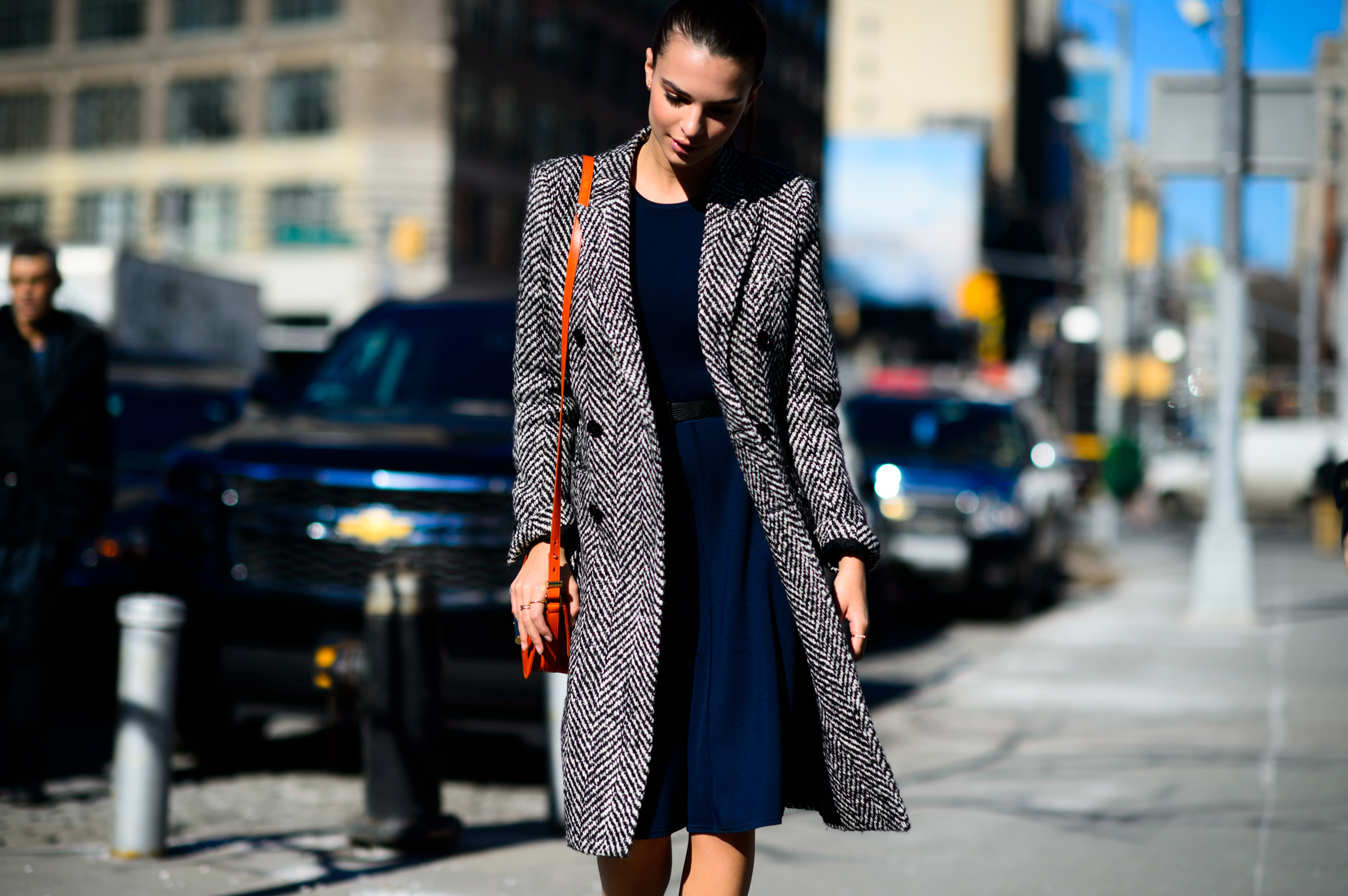 American Blurred Lines girl at NYFW