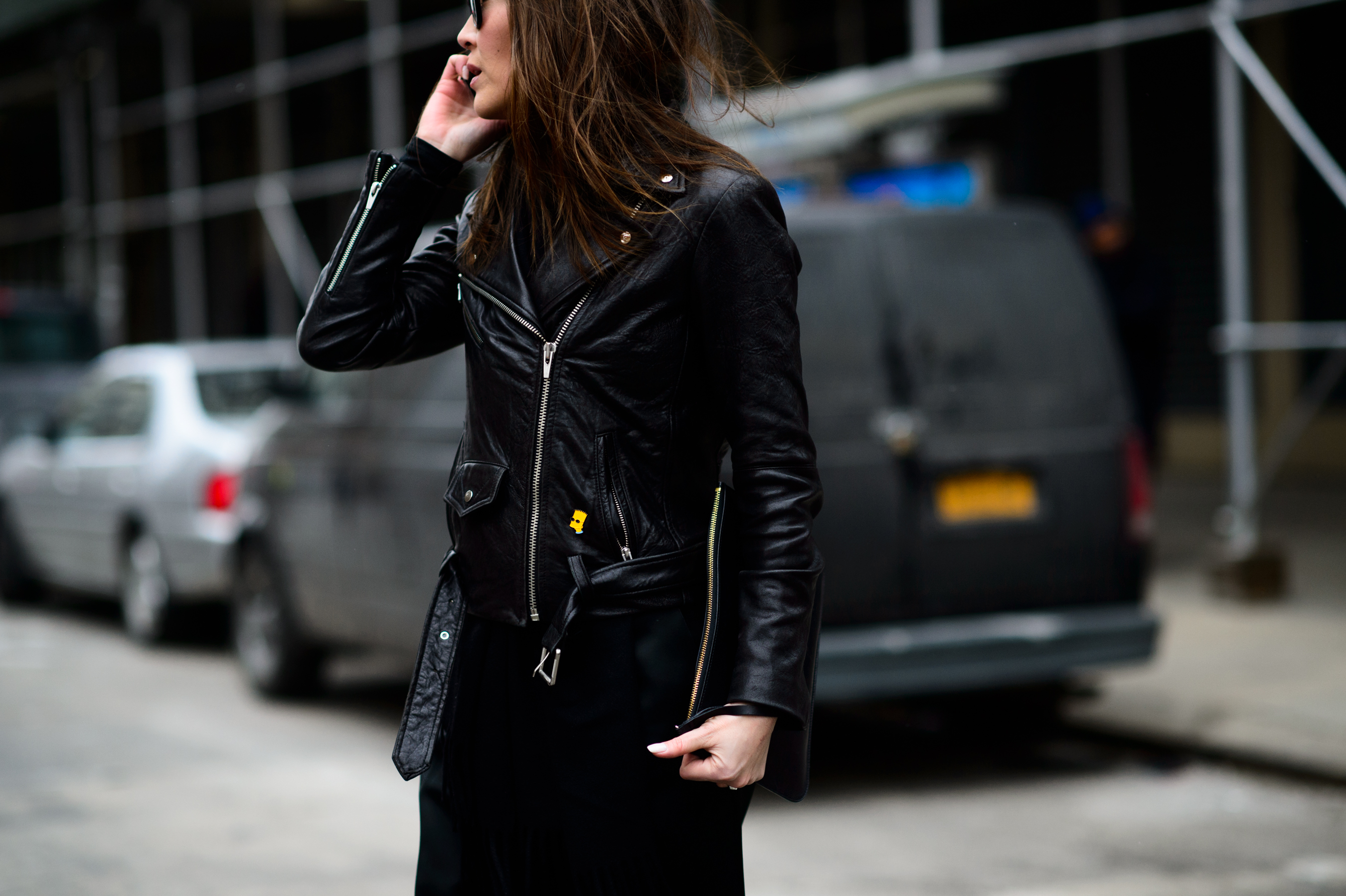 Stop It Right Now blogger with a Bart Simpson pin