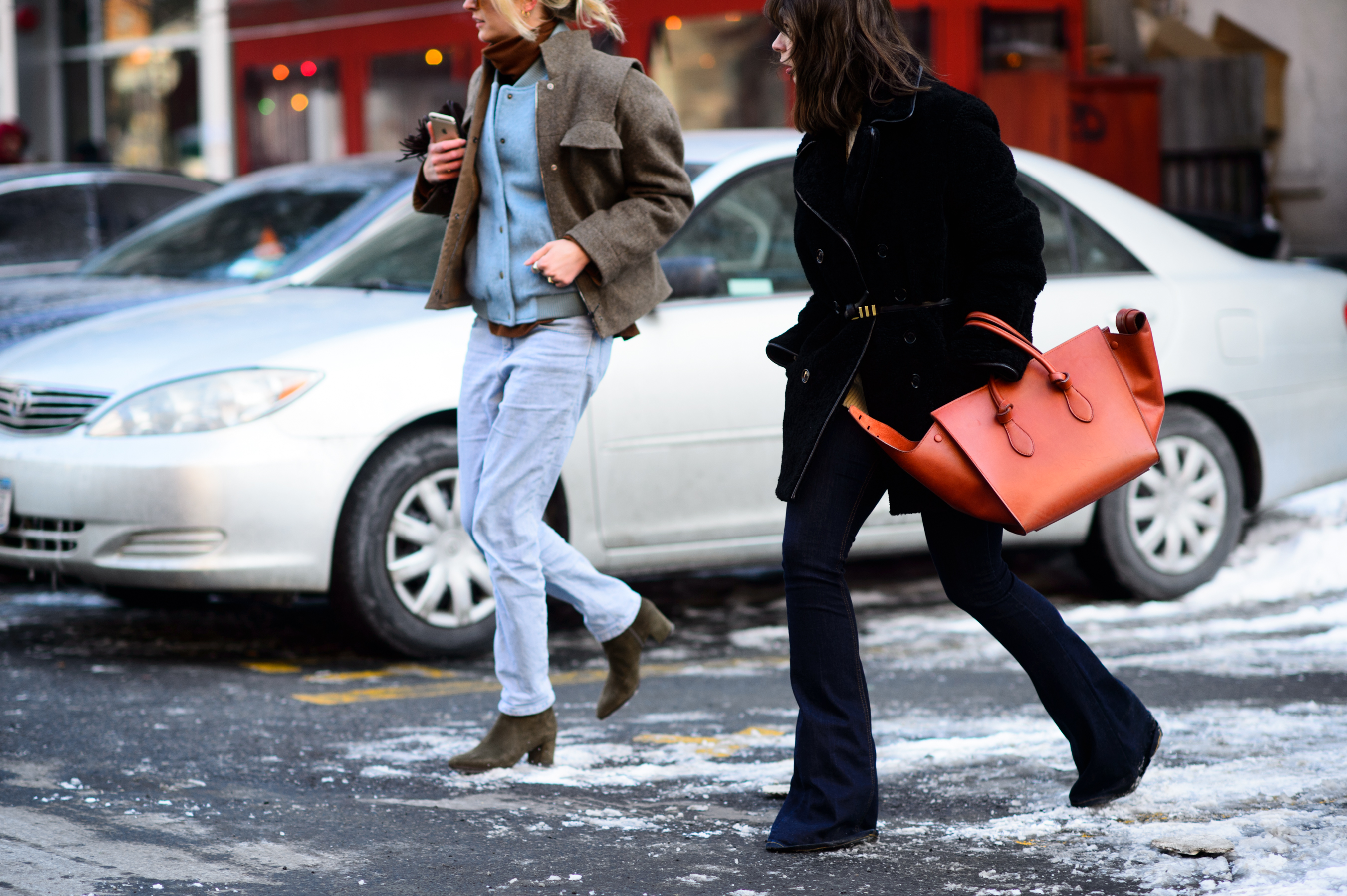 Two bloggers after the Michael Kors show