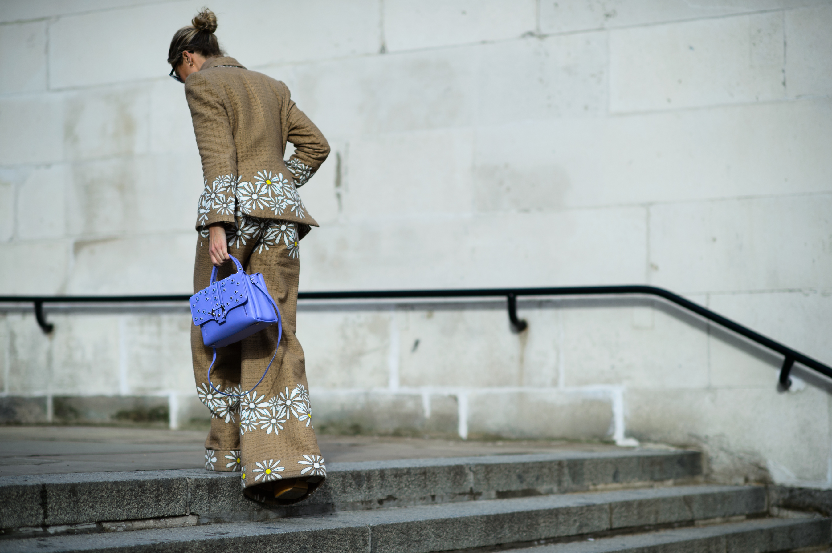 Belgian blogger wearing camel